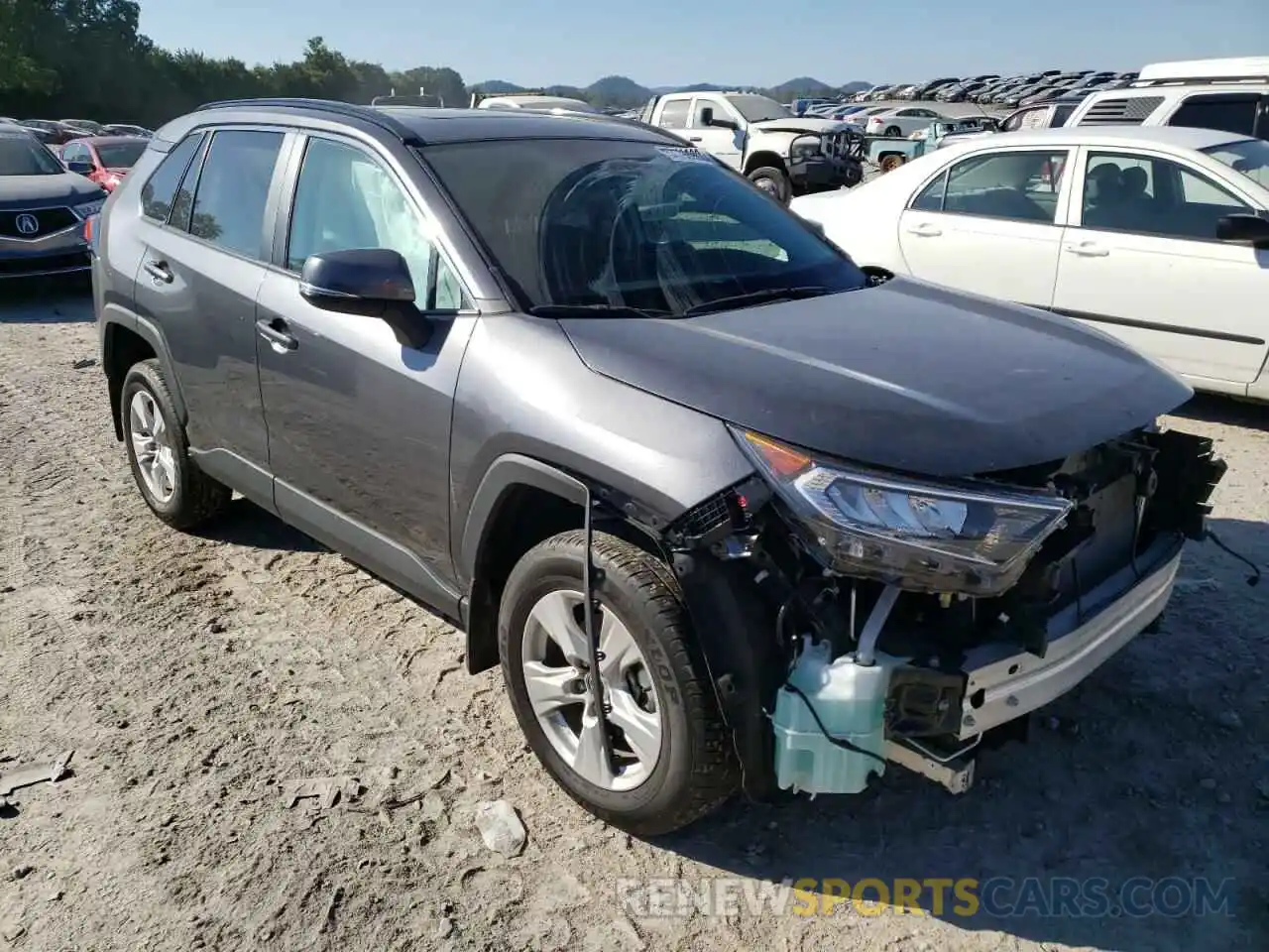 1 Photograph of a damaged car 2T3P1RFV5MC210079 TOYOTA RAV4 2021