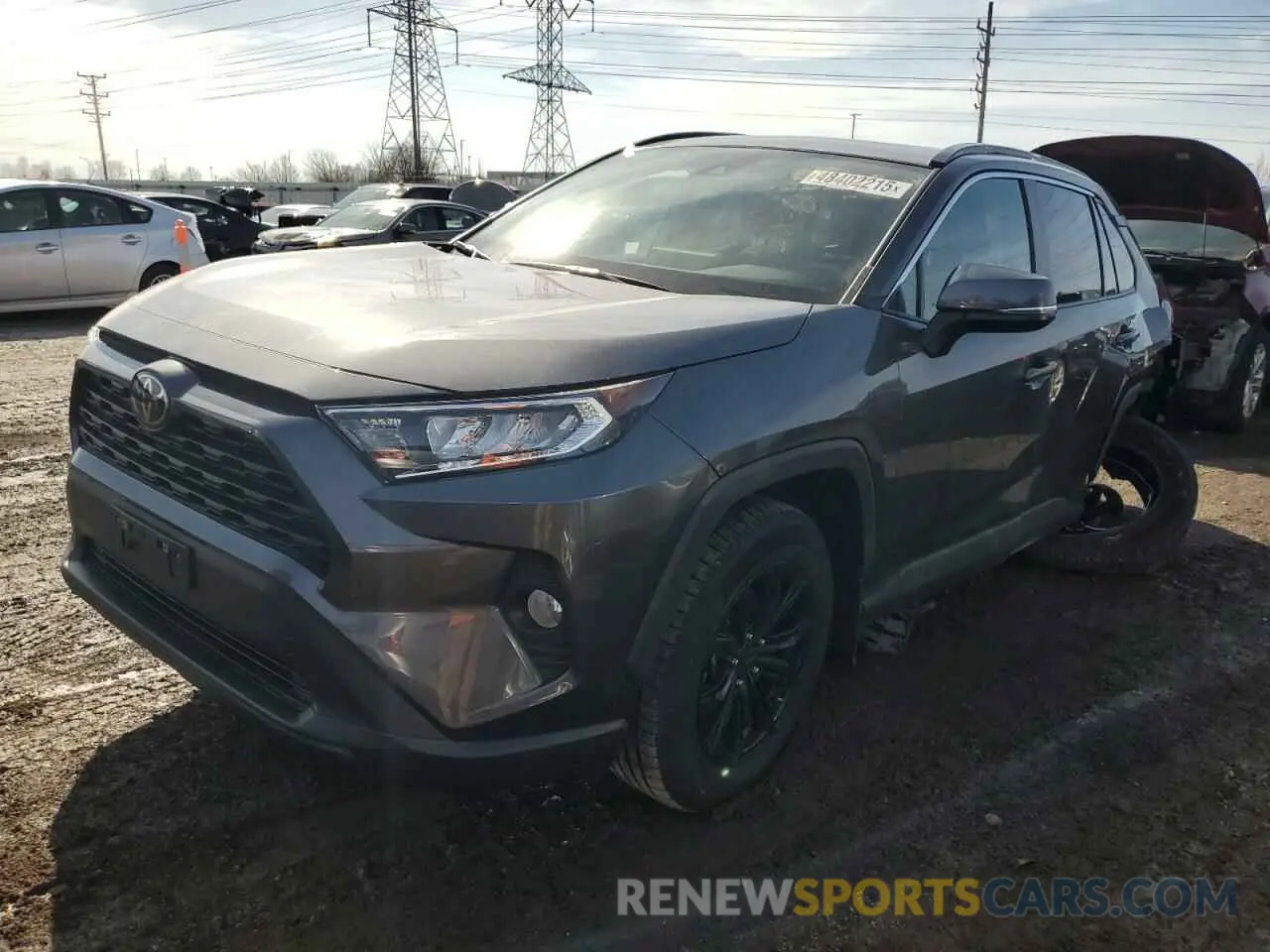 1 Photograph of a damaged car 2T3P1RFV5MC241610 TOYOTA RAV4 2021