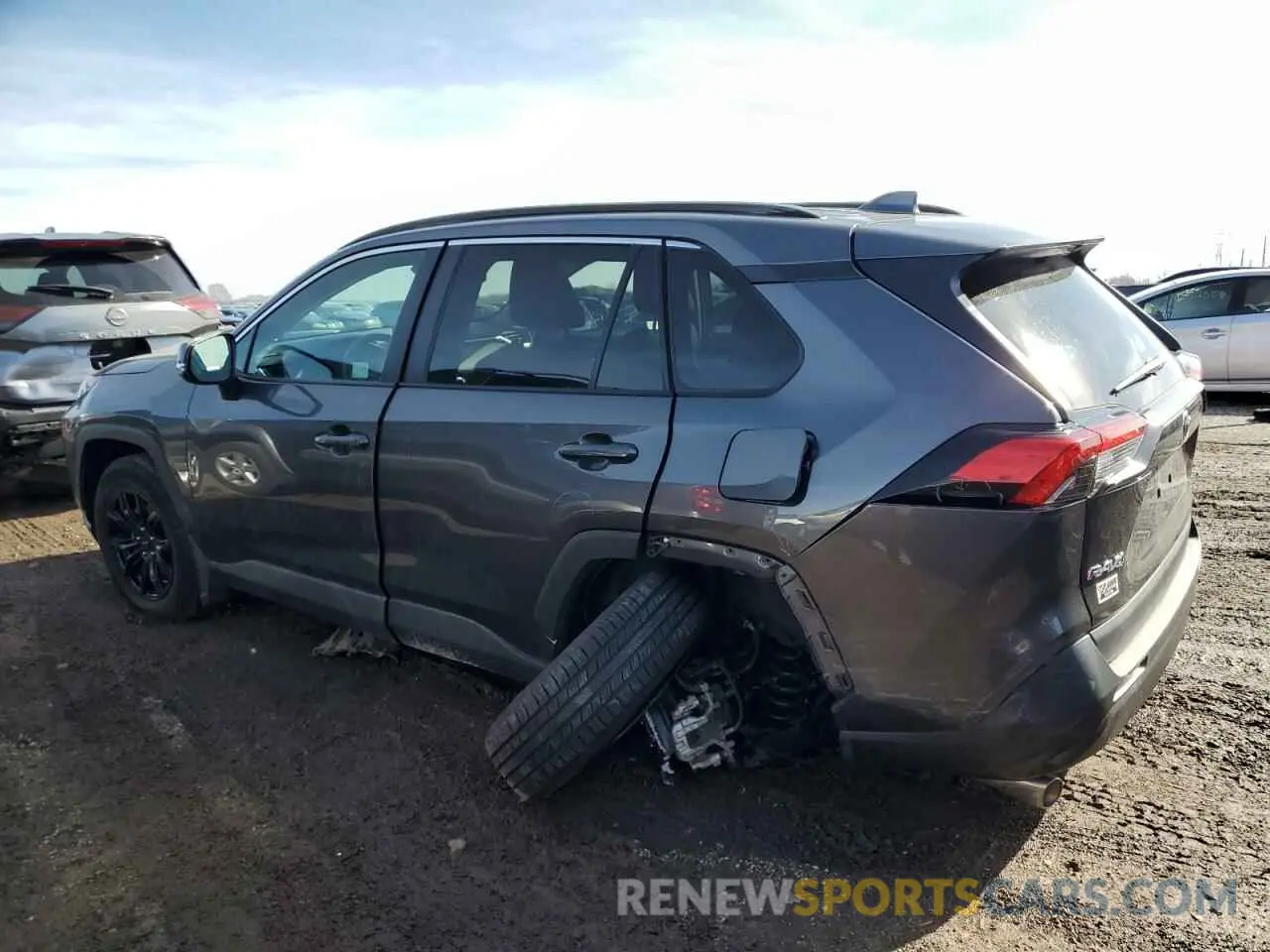 2 Photograph of a damaged car 2T3P1RFV5MC241610 TOYOTA RAV4 2021