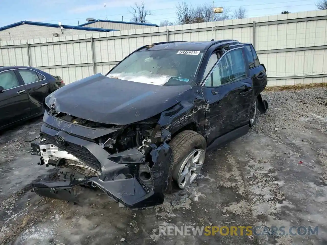 1 Photograph of a damaged car 2T3P1RFV5MW181343 TOYOTA RAV4 2021