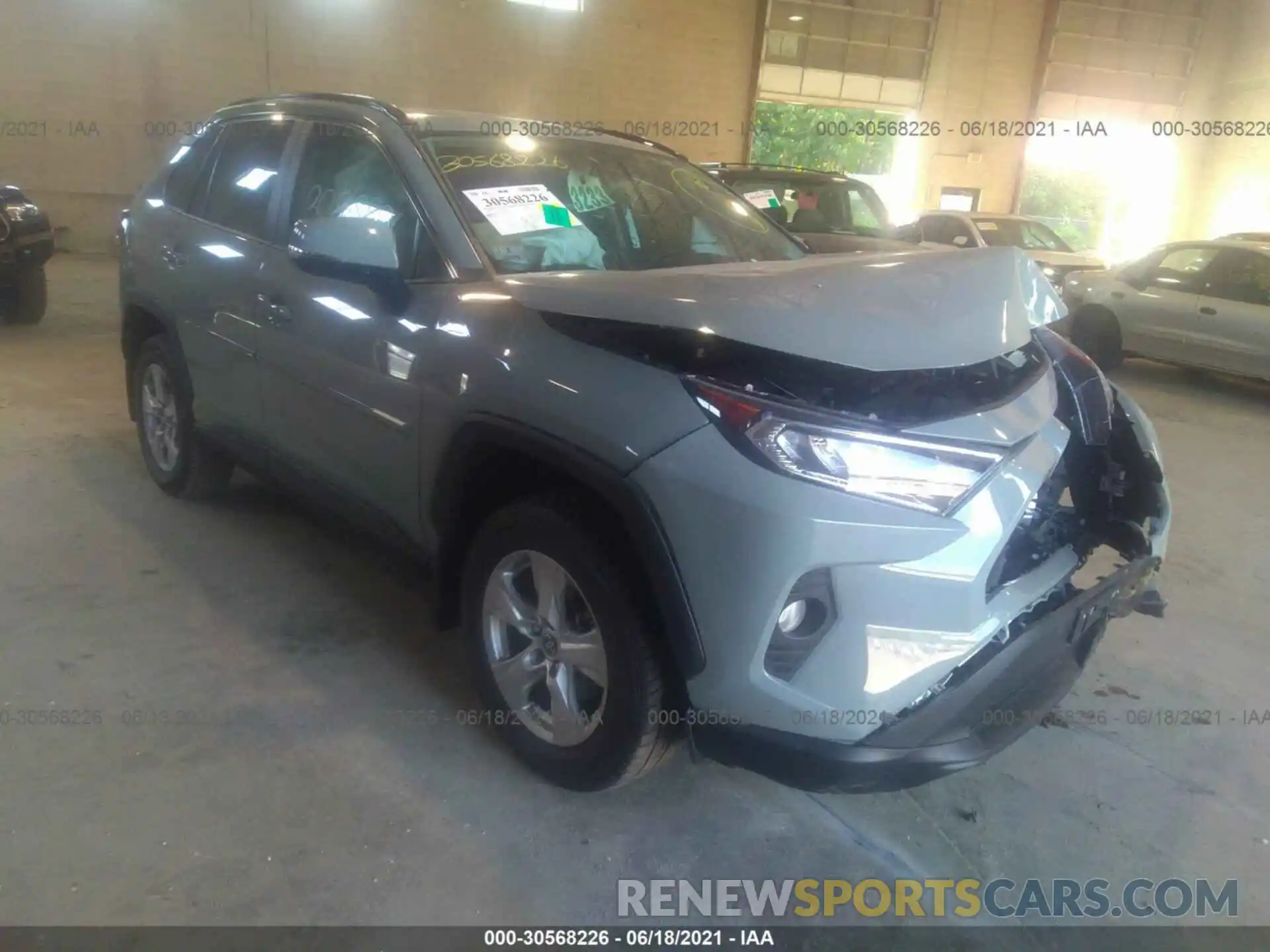 1 Photograph of a damaged car 2T3P1RFV5MW188955 TOYOTA RAV4 2021