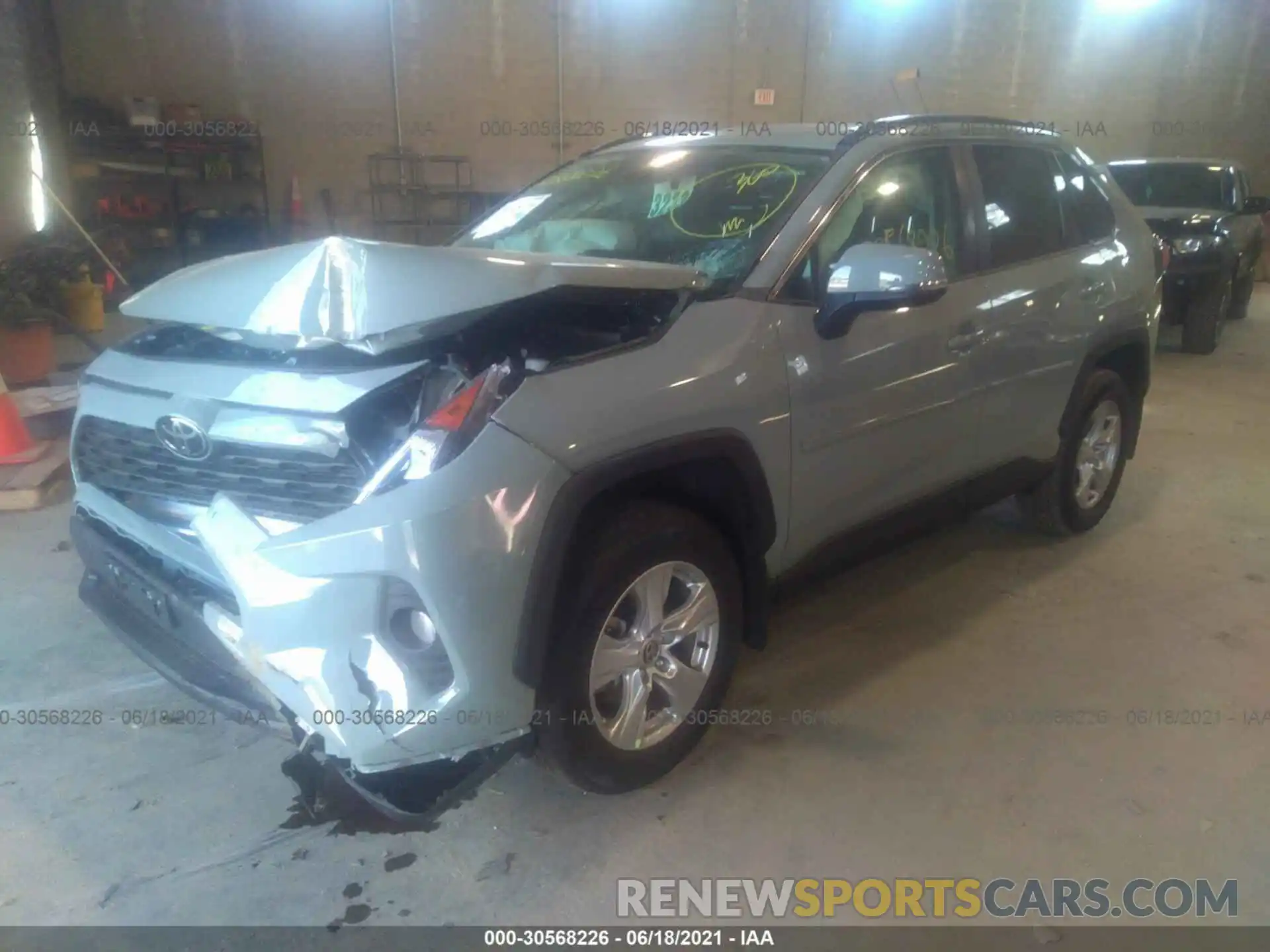 2 Photograph of a damaged car 2T3P1RFV5MW188955 TOYOTA RAV4 2021