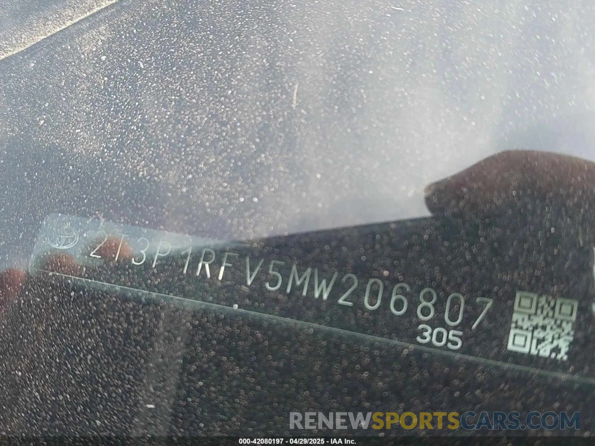 9 Photograph of a damaged car 2T3P1RFV5MW206807 TOYOTA RAV4 2021