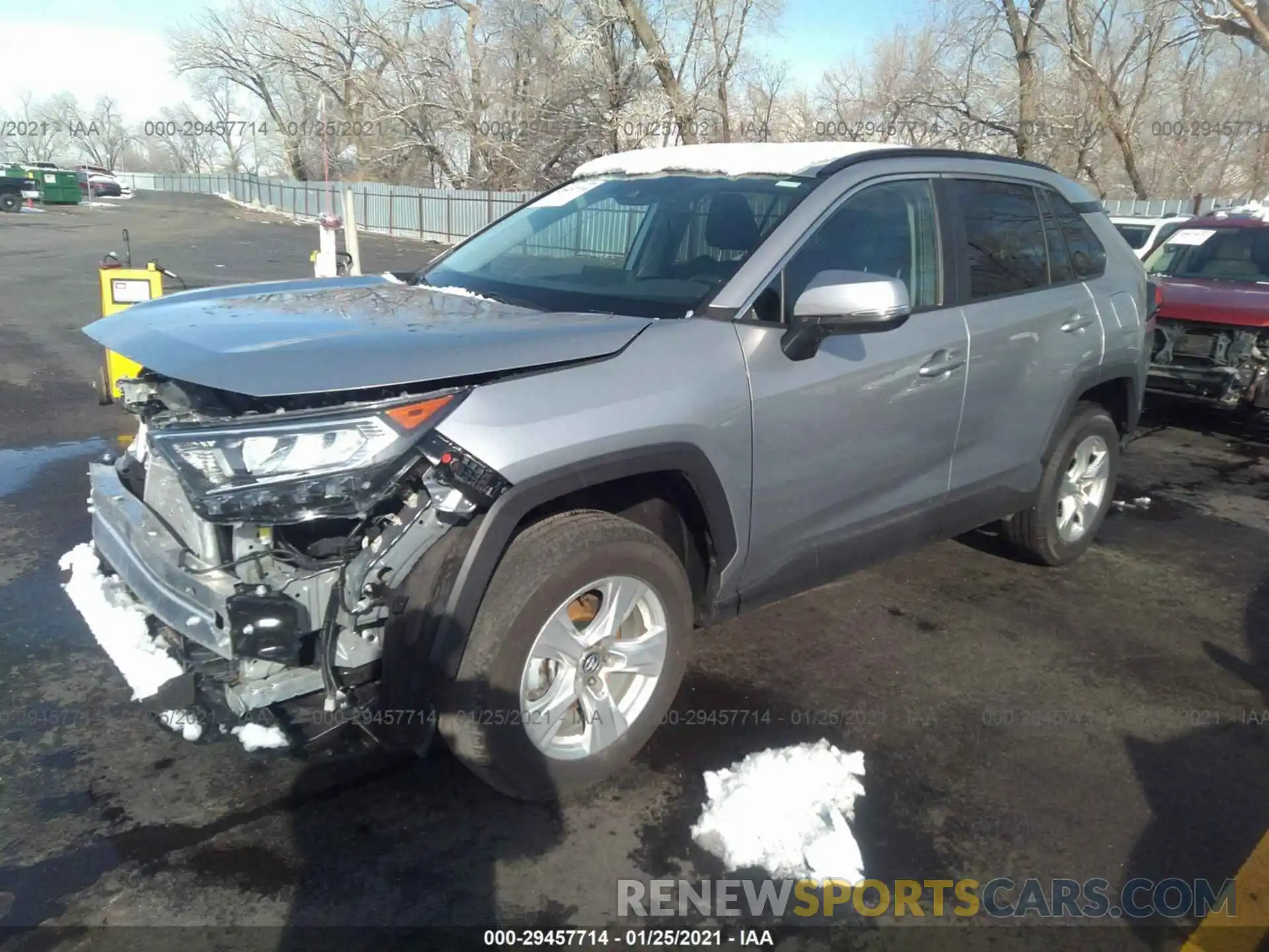 2 Photograph of a damaged car 2T3P1RFV6MC155447 TOYOTA RAV4 2021