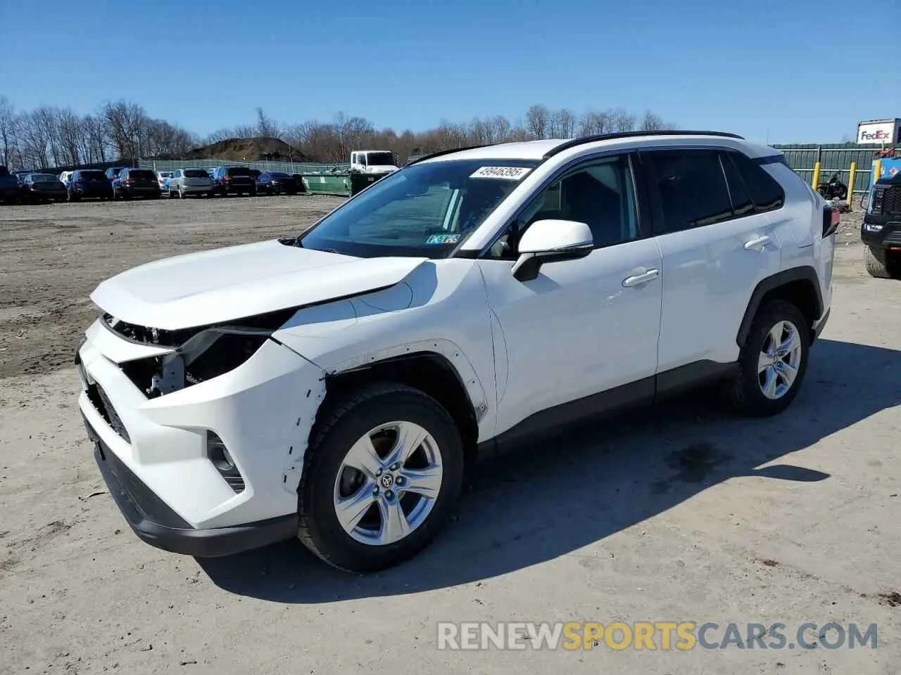 1 Photograph of a damaged car 2T3P1RFV6MC190893 TOYOTA RAV4 2021