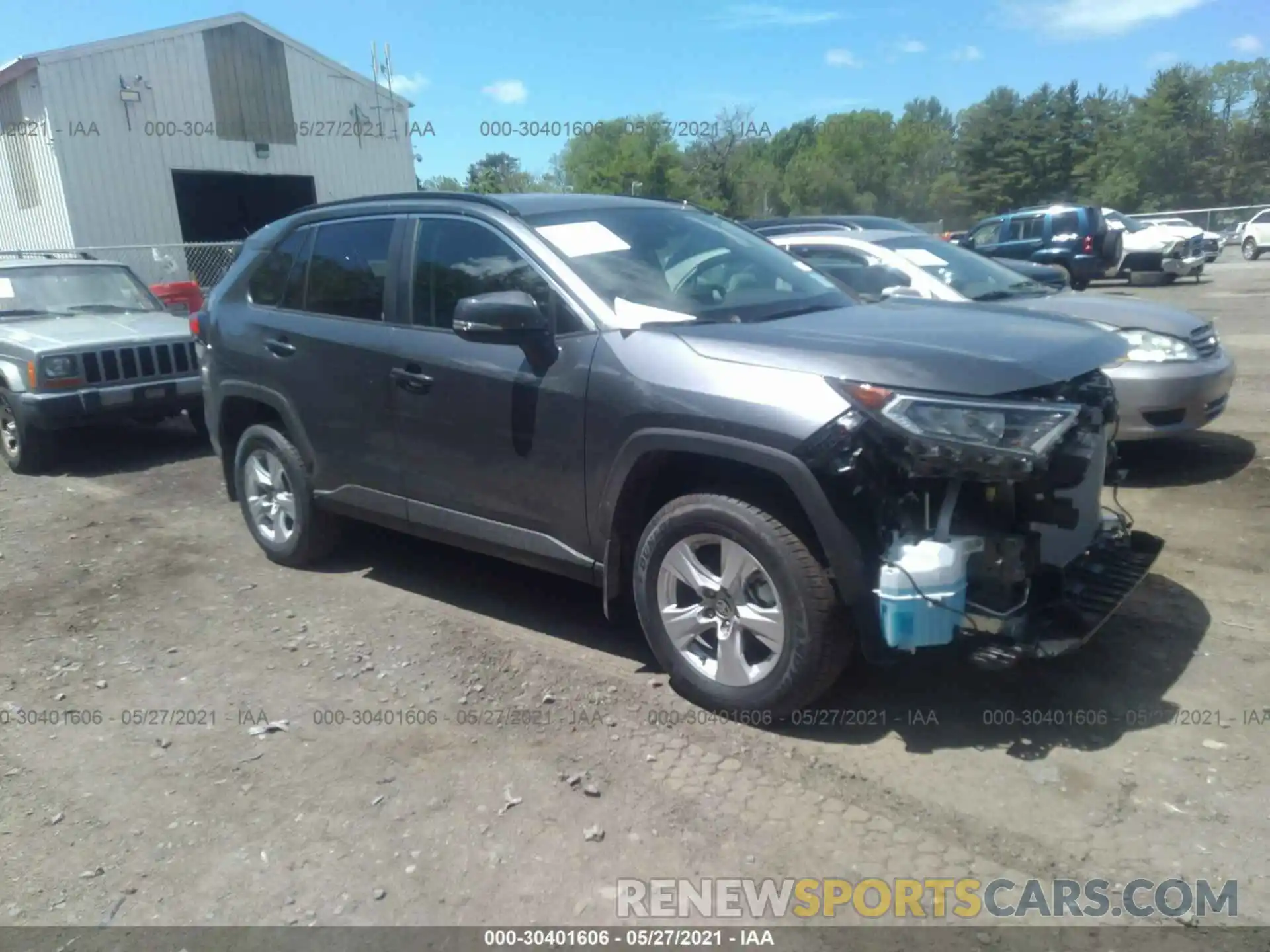 1 Photograph of a damaged car 2T3P1RFV6MC205375 TOYOTA RAV4 2021