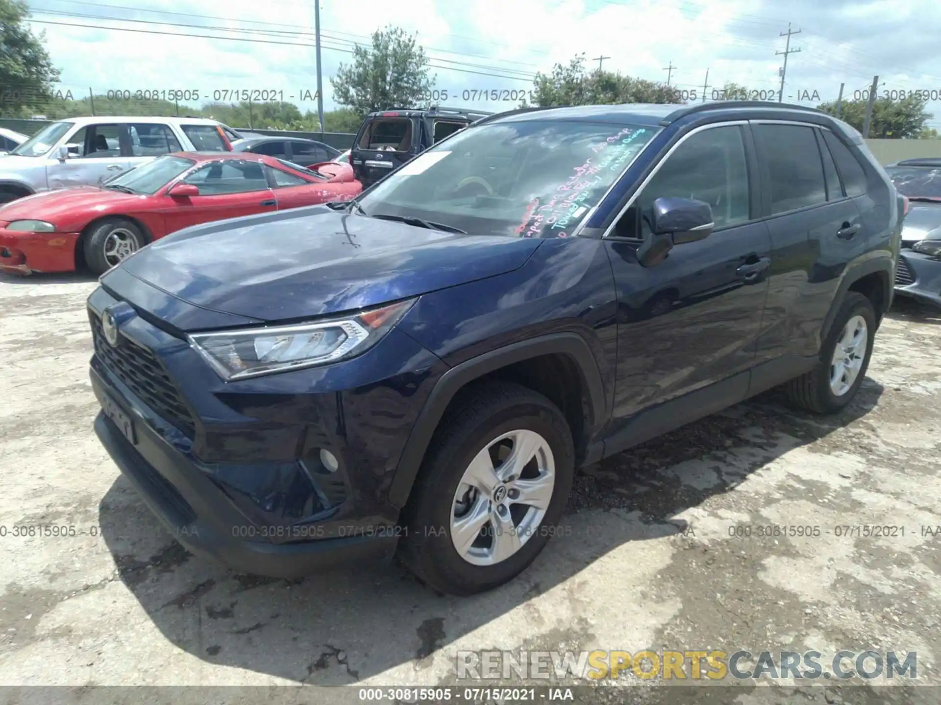 2 Photograph of a damaged car 2T3P1RFV6MW155334 TOYOTA RAV4 2021