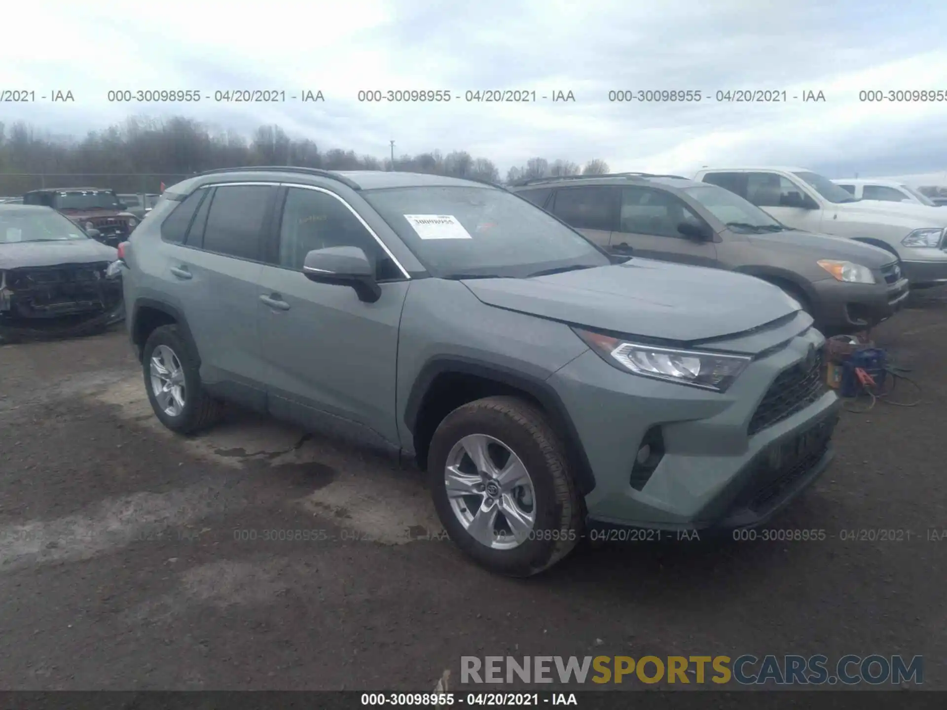 1 Photograph of a damaged car 2T3P1RFV6MW160257 TOYOTA RAV4 2021