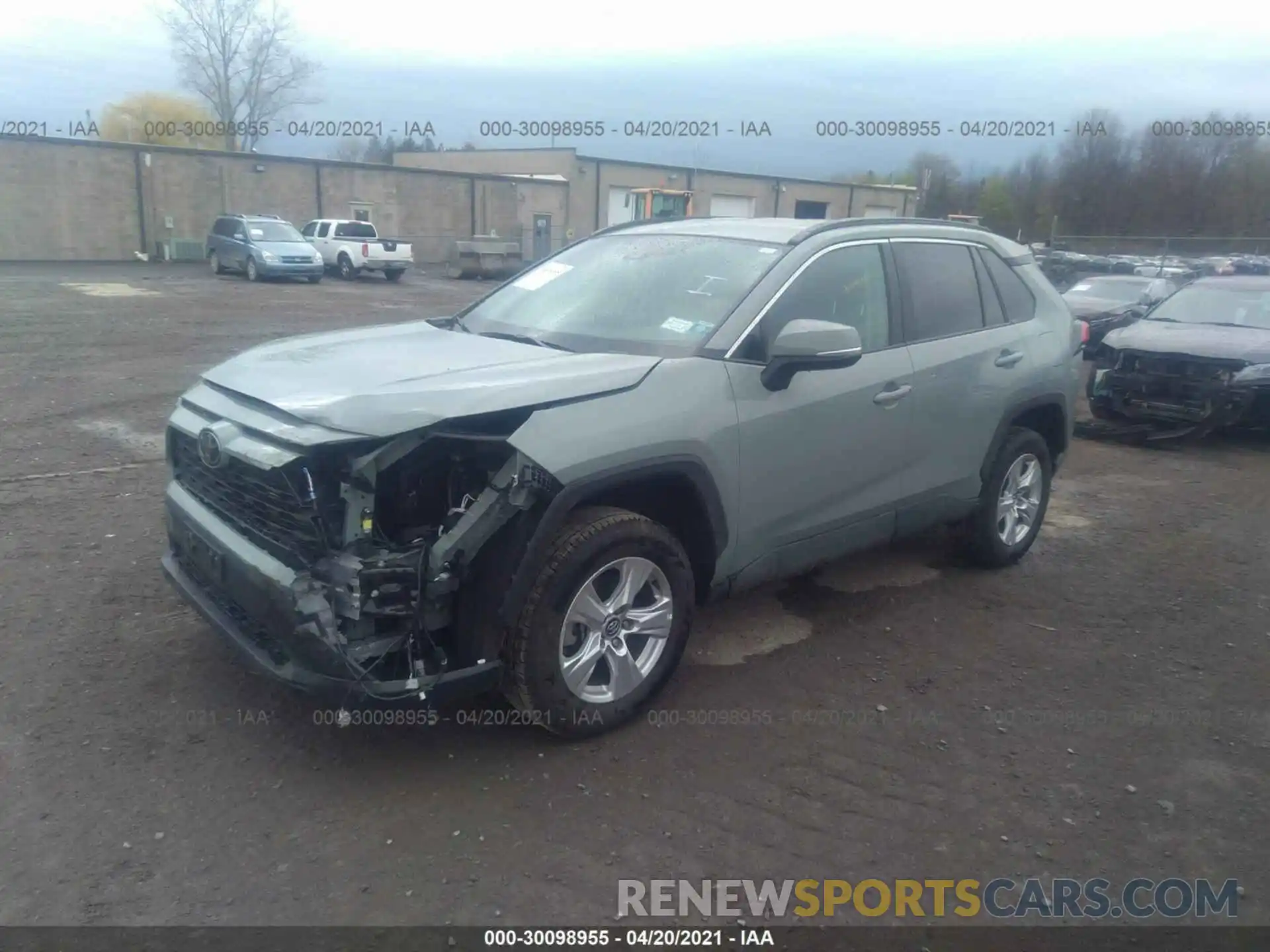 2 Photograph of a damaged car 2T3P1RFV6MW160257 TOYOTA RAV4 2021