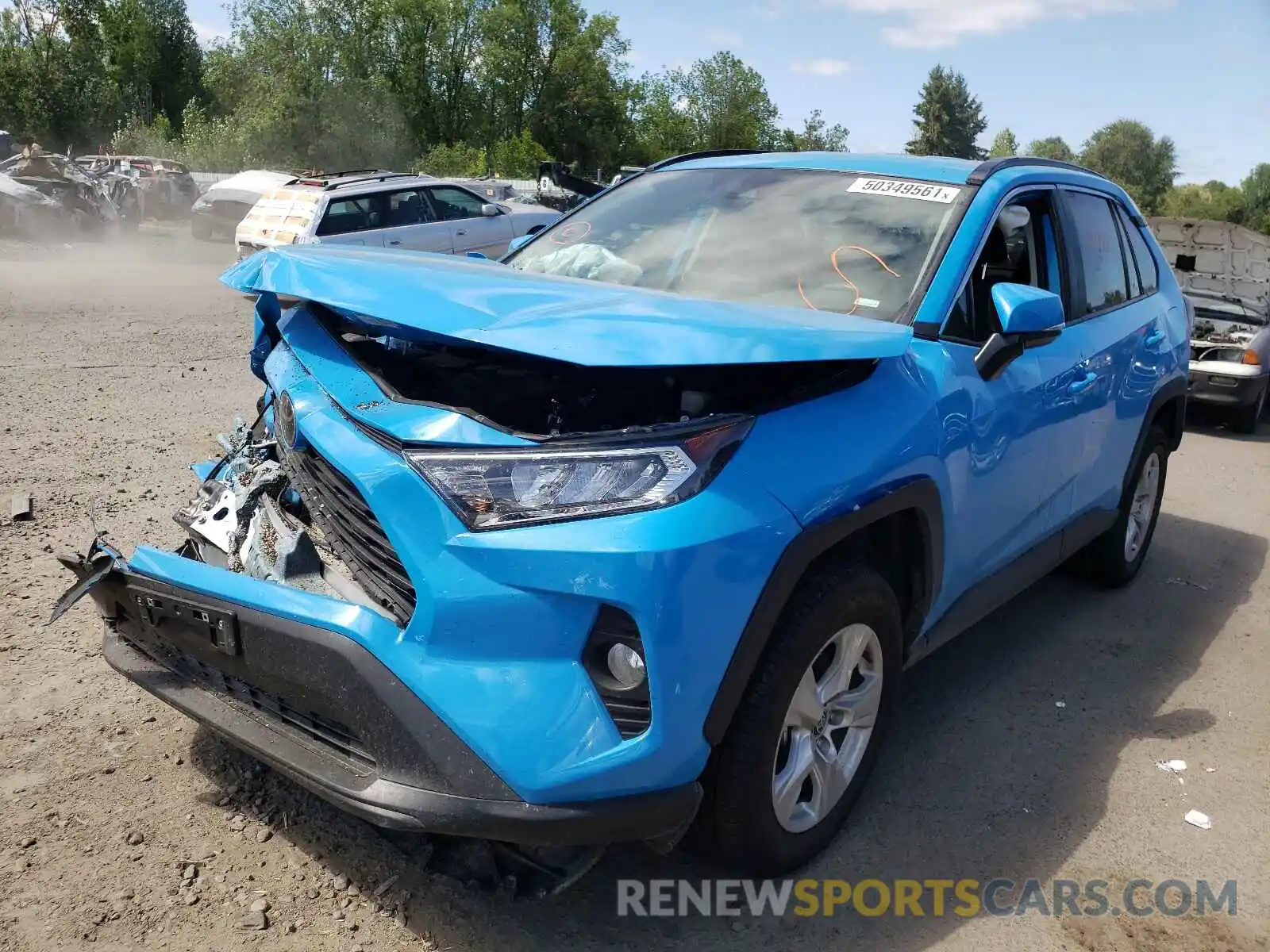 2 Photograph of a damaged car 2T3P1RFV6MW182310 TOYOTA RAV4 2021