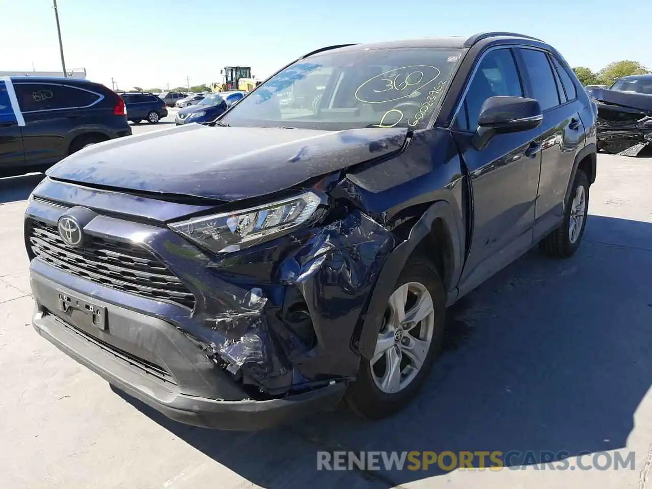 2 Photograph of a damaged car 2T3P1RFV6MW191816 TOYOTA RAV4 2021