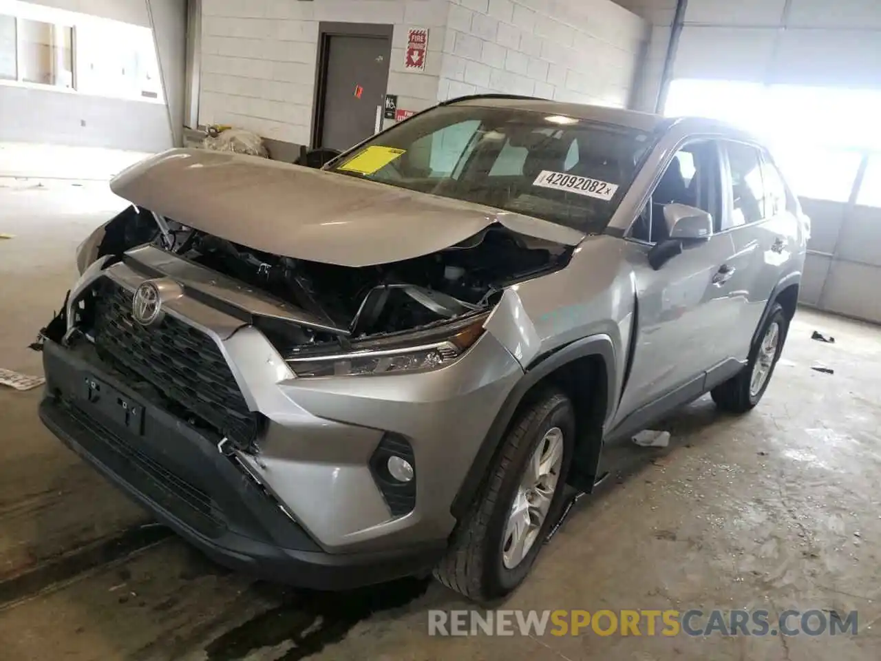 2 Photograph of a damaged car 2T3P1RFV7MC176159 TOYOTA RAV4 2021