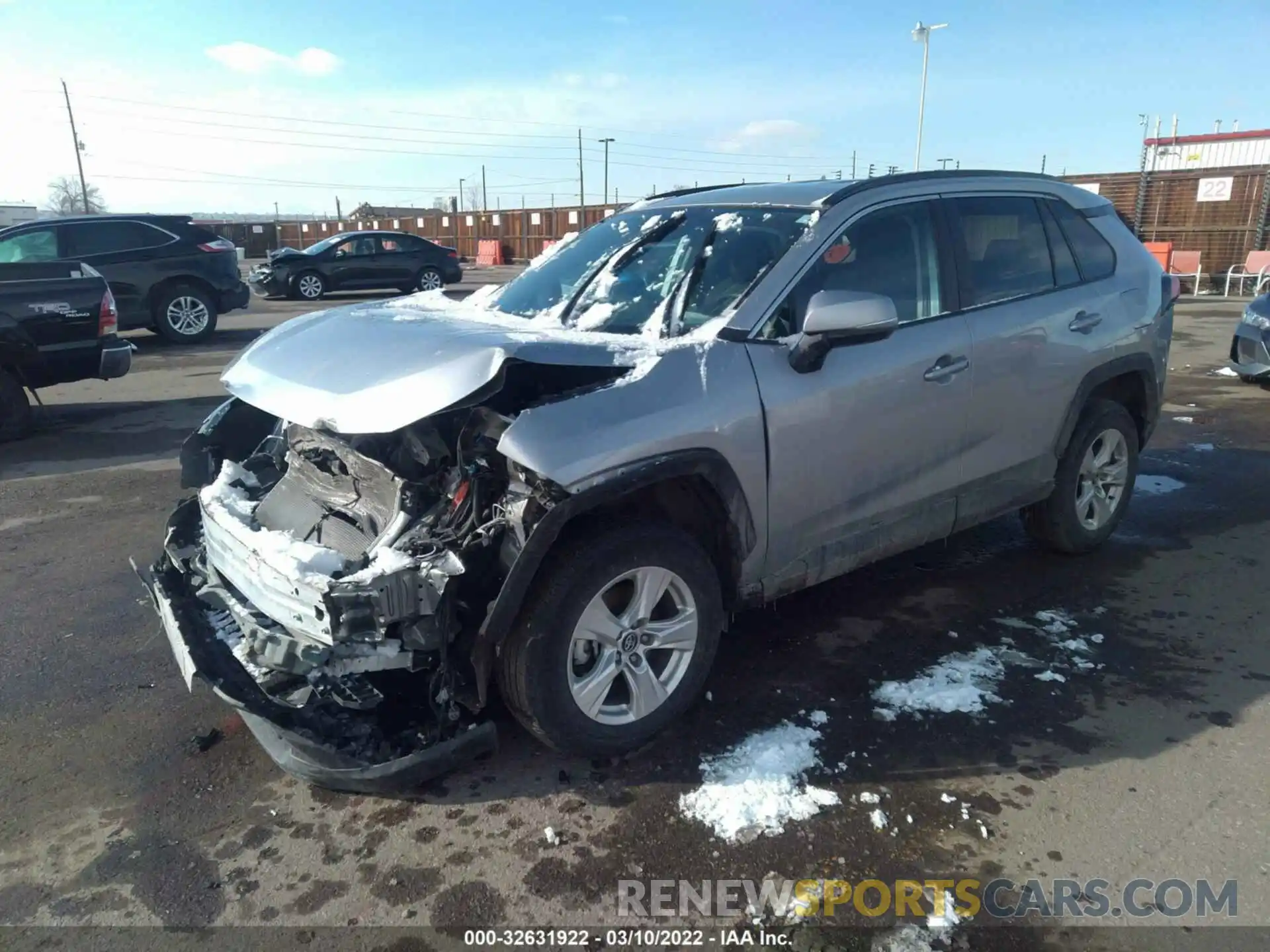 2 Photograph of a damaged car 2T3P1RFV7MW144701 TOYOTA RAV4 2021