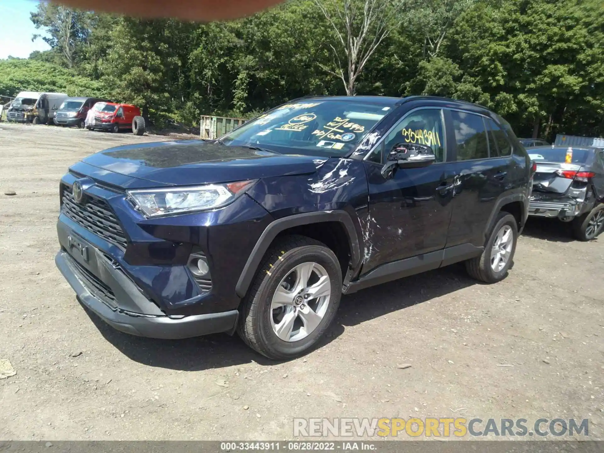 2 Photograph of a damaged car 2T3P1RFV7MW175382 TOYOTA RAV4 2021