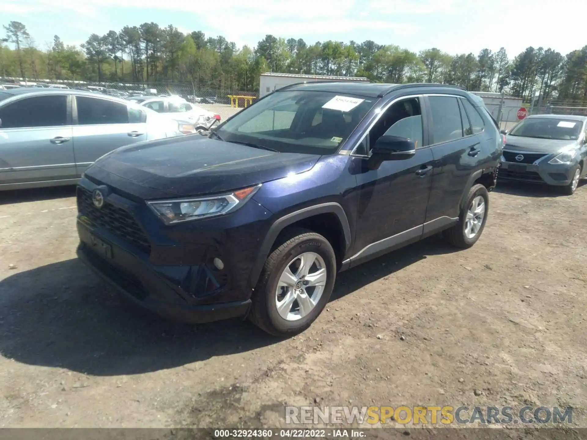 2 Photograph of a damaged car 2T3P1RFV7MW225407 TOYOTA RAV4 2021