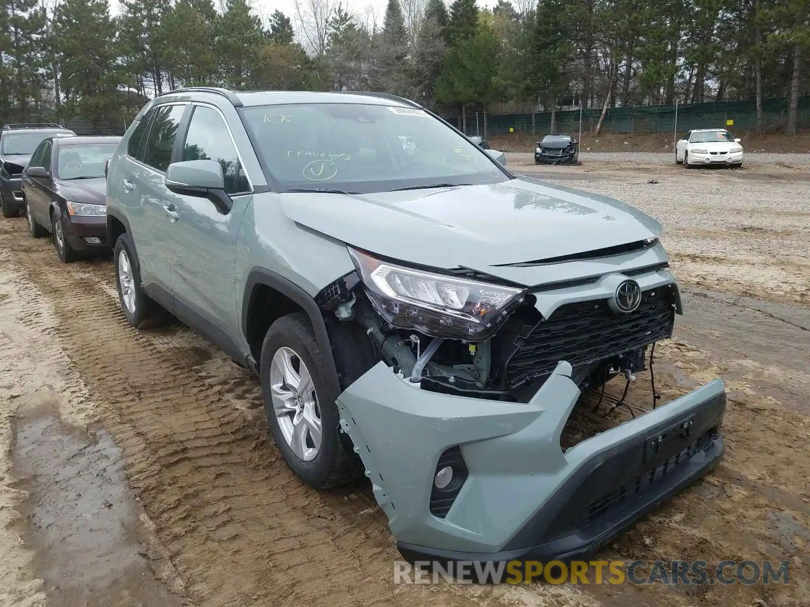 1 Photograph of a damaged car 2T3P1RFV8MC149388 TOYOTA RAV4 2021