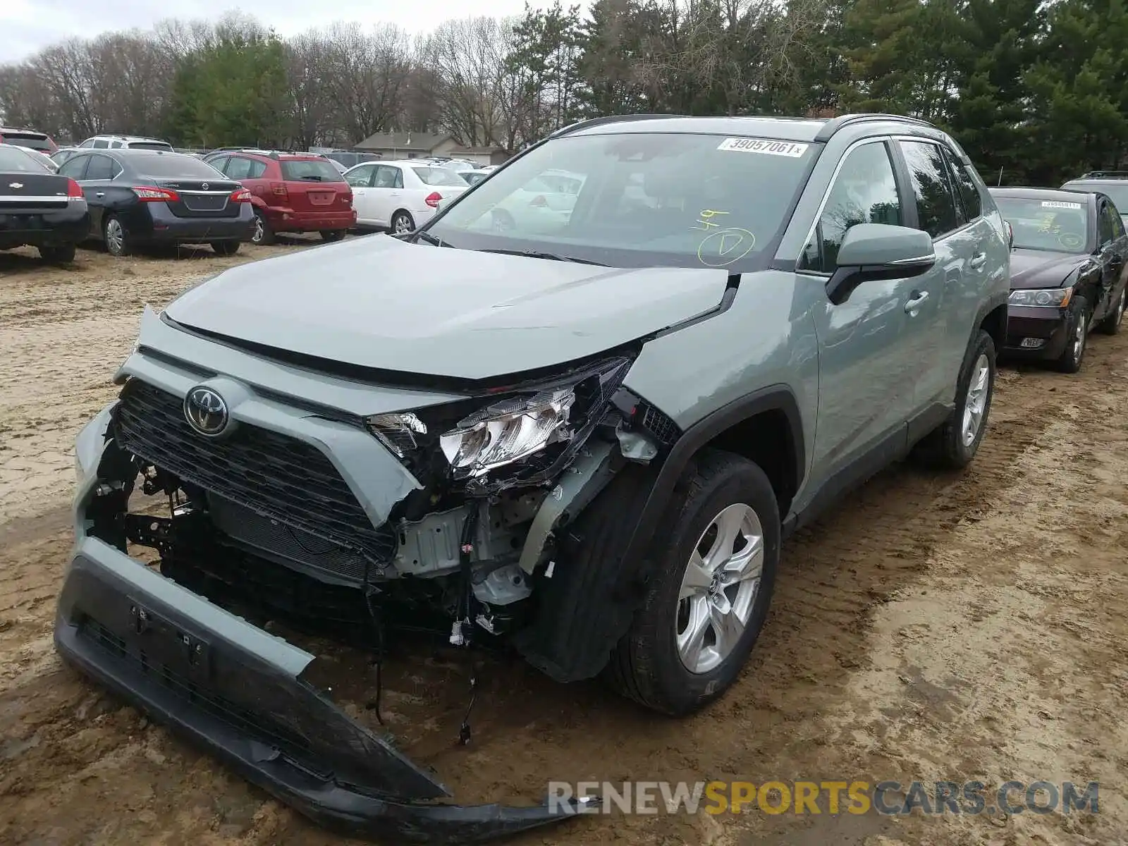 2 Photograph of a damaged car 2T3P1RFV8MC149388 TOYOTA RAV4 2021