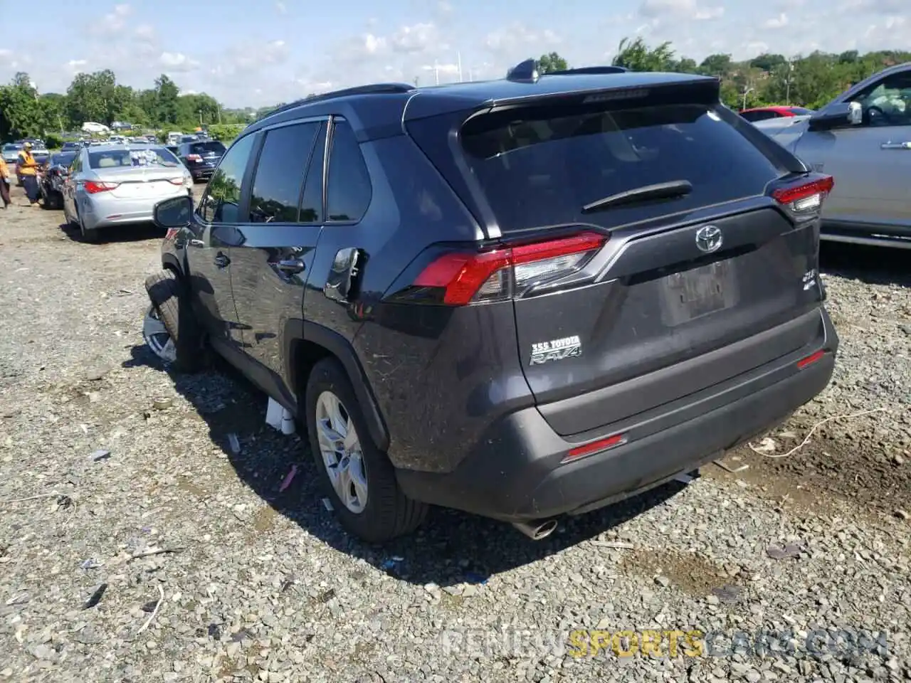 3 Photograph of a damaged car 2T3P1RFV8MC164098 TOYOTA RAV4 2021