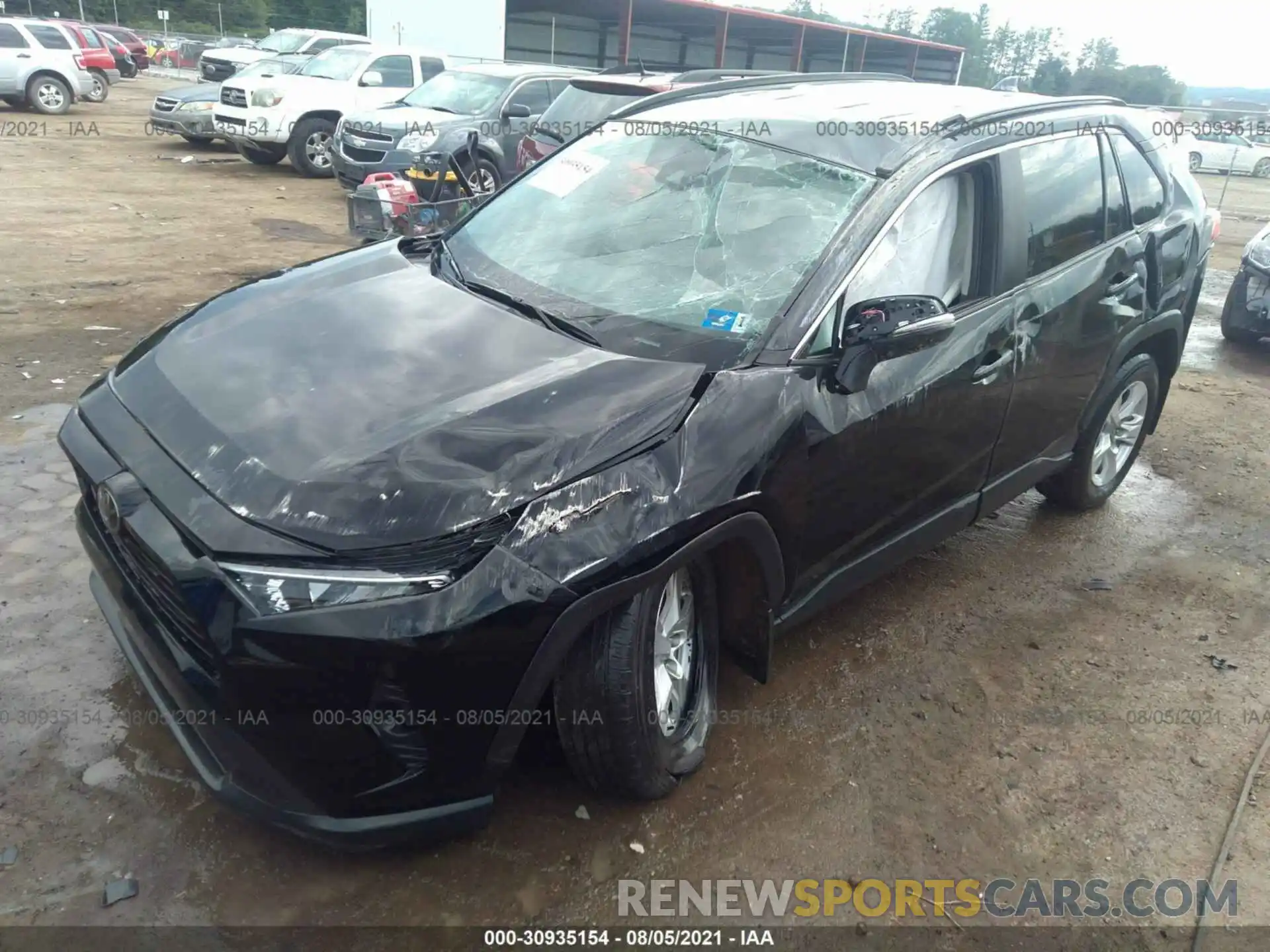 2 Photograph of a damaged car 2T3P1RFV8MC172704 TOYOTA RAV4 2021