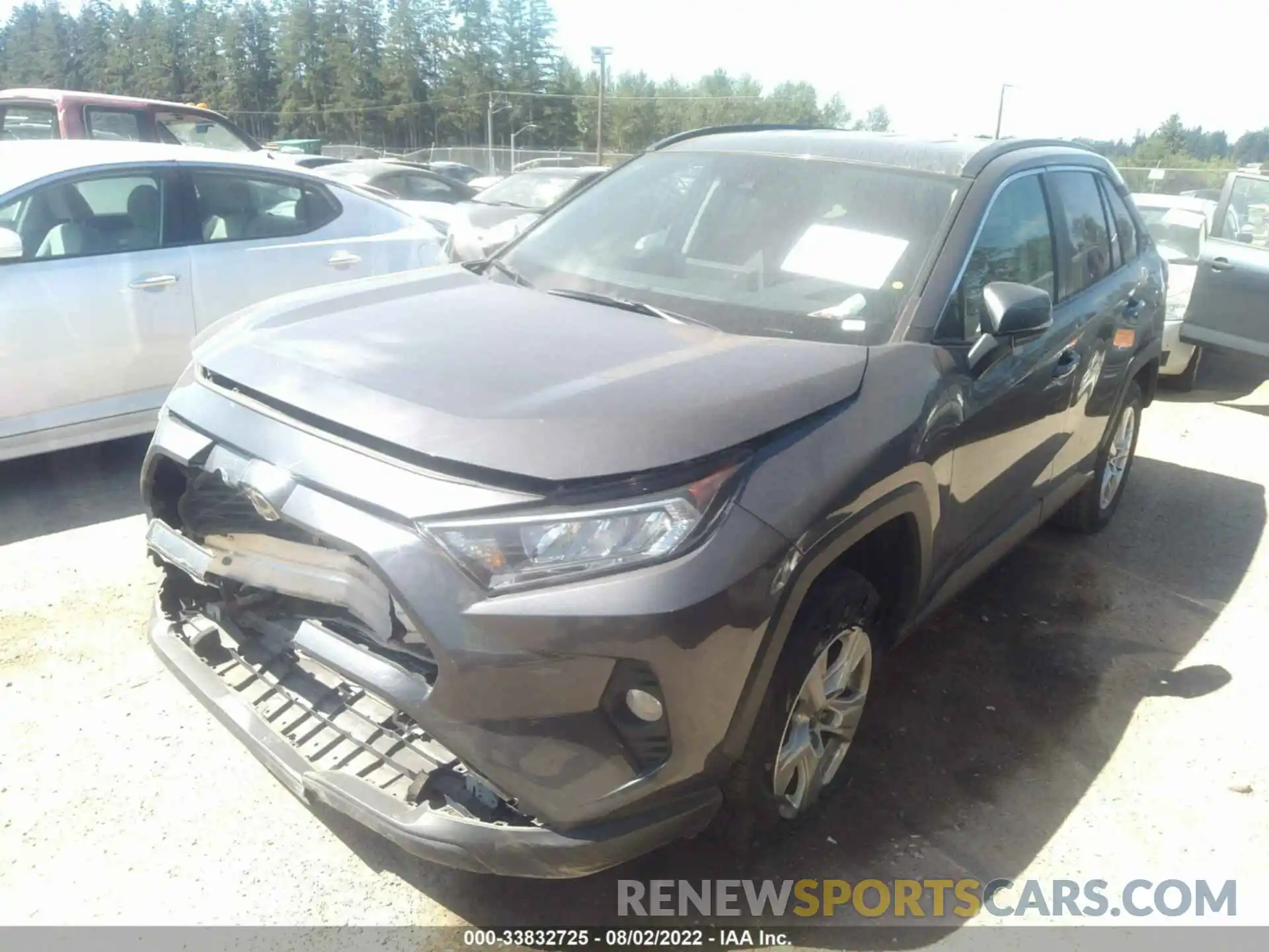 2 Photograph of a damaged car 2T3P1RFV8MW172653 TOYOTA RAV4 2021