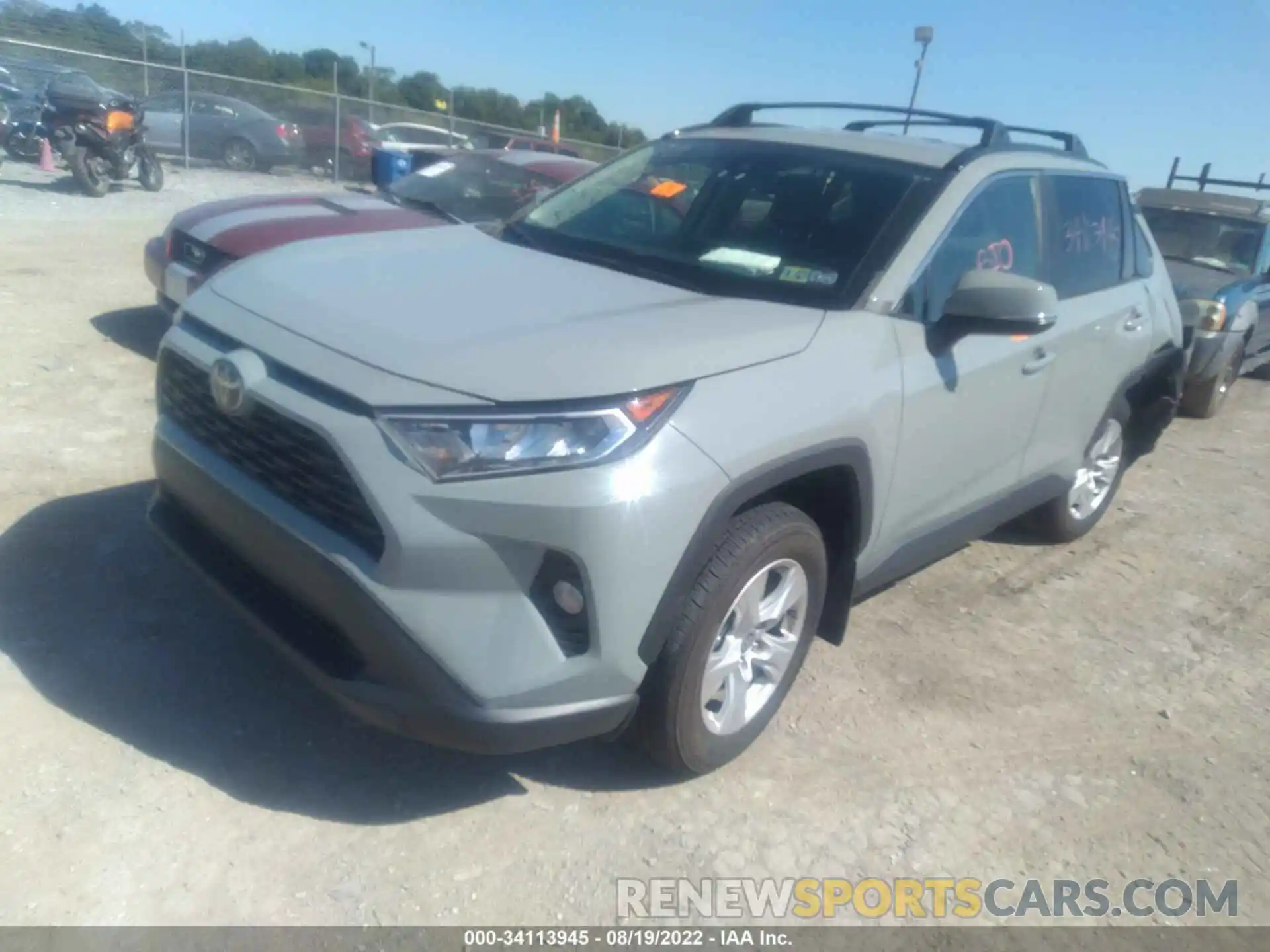 2 Photograph of a damaged car 2T3P1RFV8MW175844 TOYOTA RAV4 2021