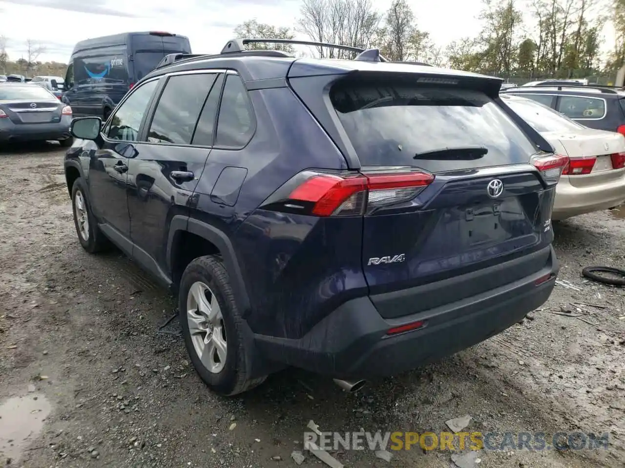 3 Photograph of a damaged car 2T3P1RFV8MW180414 TOYOTA RAV4 2021