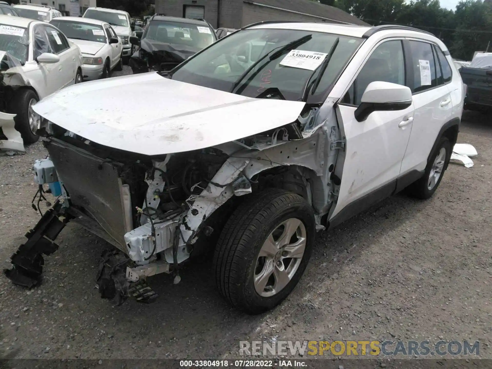 2 Photograph of a damaged car 2T3P1RFV9MC180620 TOYOTA RAV4 2021