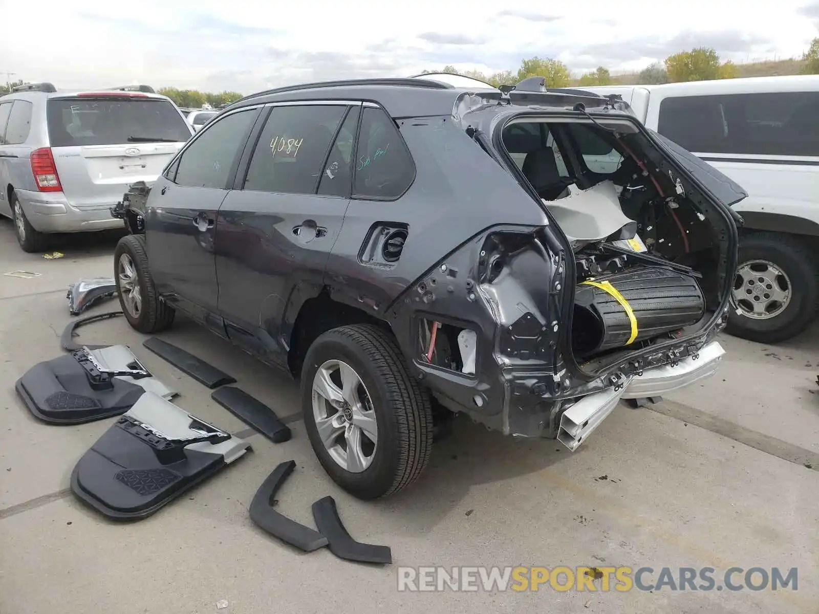 3 Photograph of a damaged car 2T3P1RFV9MC211154 TOYOTA RAV4 2021