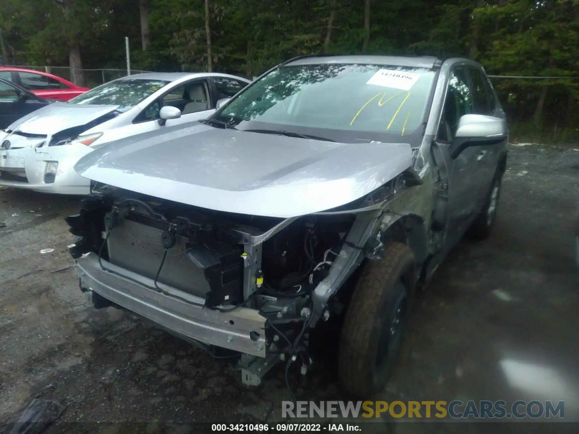 6 Photograph of a damaged car 2T3P1RFV9MC215074 TOYOTA RAV4 2021