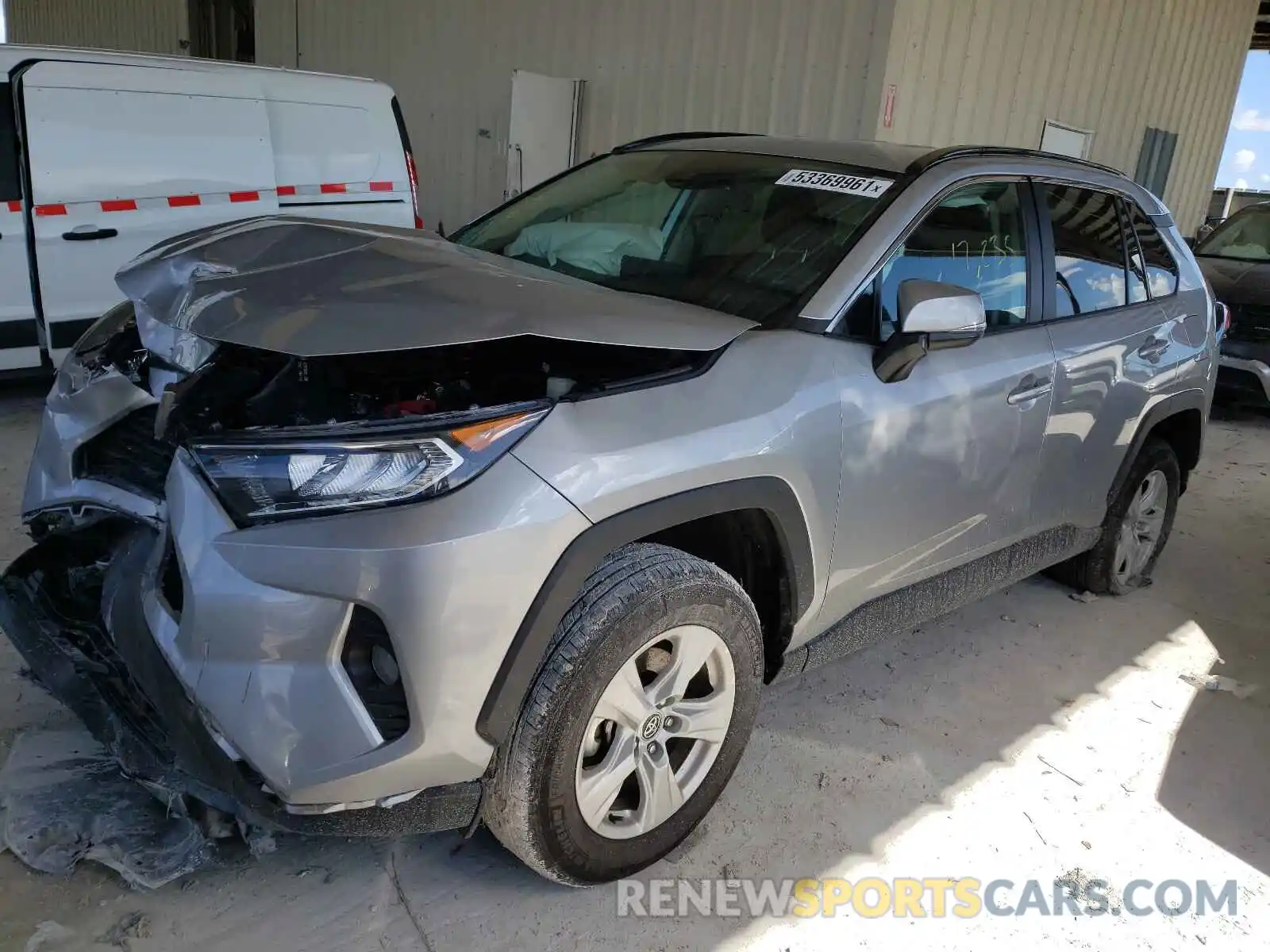 2 Photograph of a damaged car 2T3P1RFV9MW145218 TOYOTA RAV4 2021