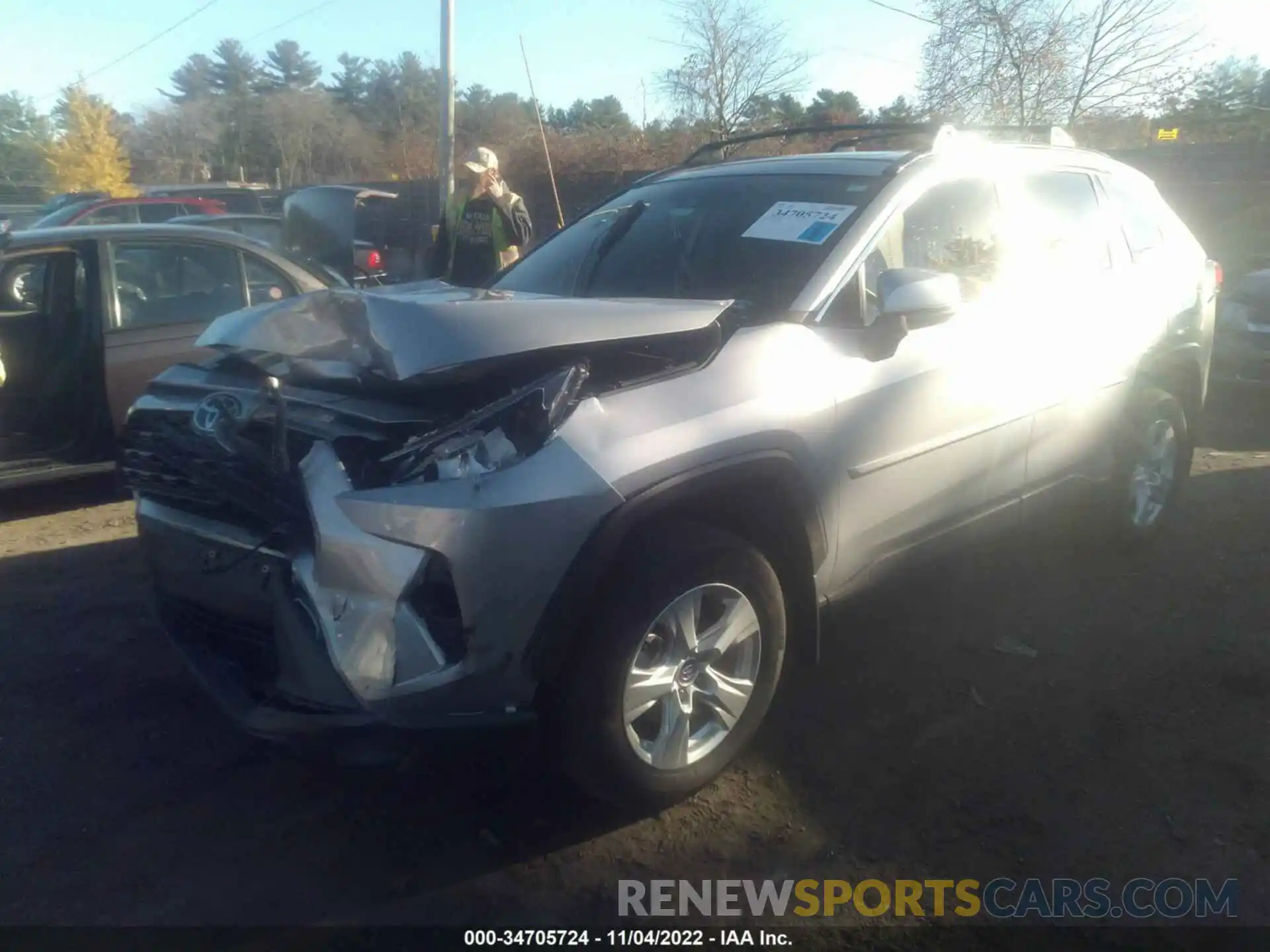 2 Photograph of a damaged car 2T3P1RFV9MW147437 TOYOTA RAV4 2021