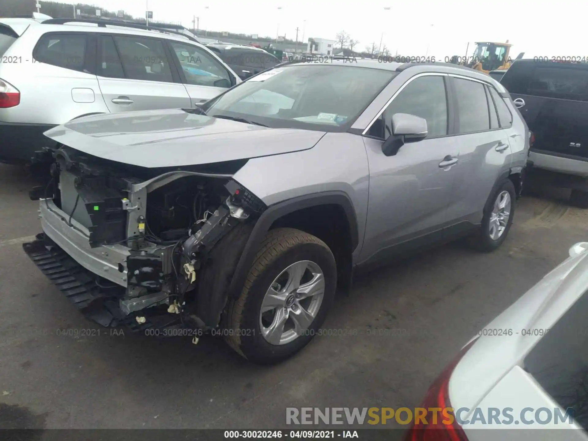 2 Photograph of a damaged car 2T3P1RFV9MW148815 TOYOTA RAV4 2021