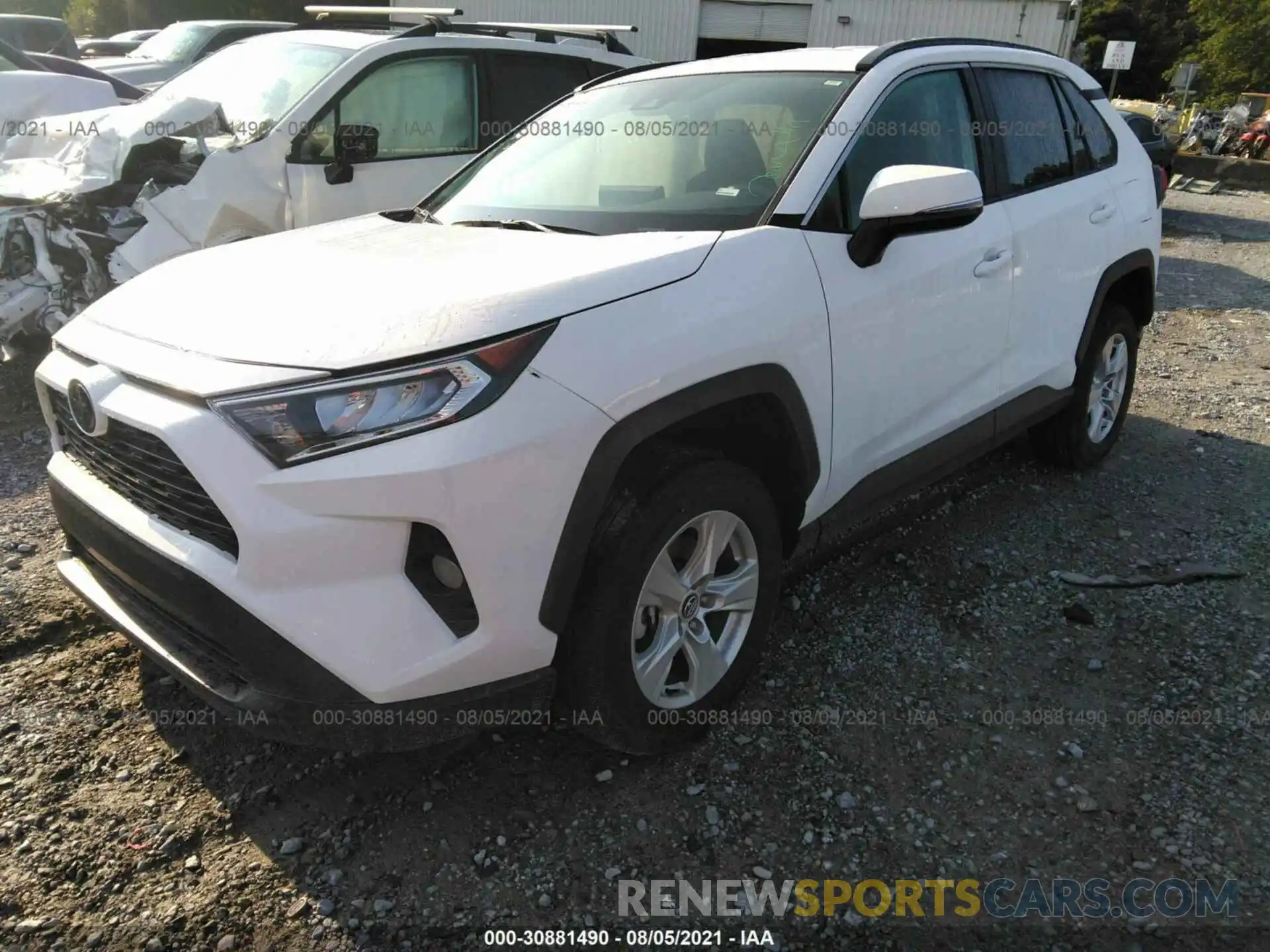 2 Photograph of a damaged car 2T3P1RFV9MW153951 TOYOTA RAV4 2021