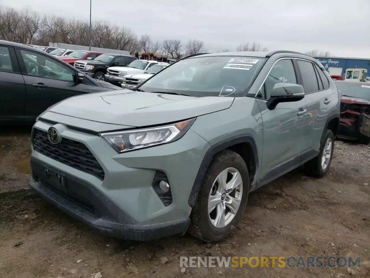 2 Photograph of a damaged car 2T3P1RFV9MW156879 TOYOTA RAV4 2021