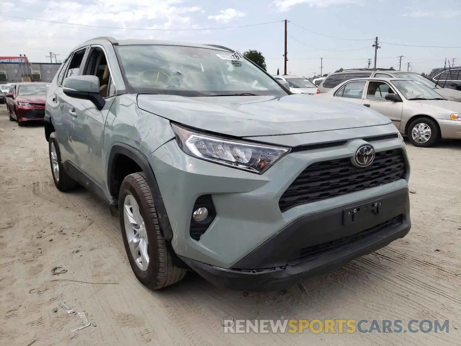 1 Photograph of a damaged car 2T3P1RFV9MW160236 TOYOTA RAV4 2021