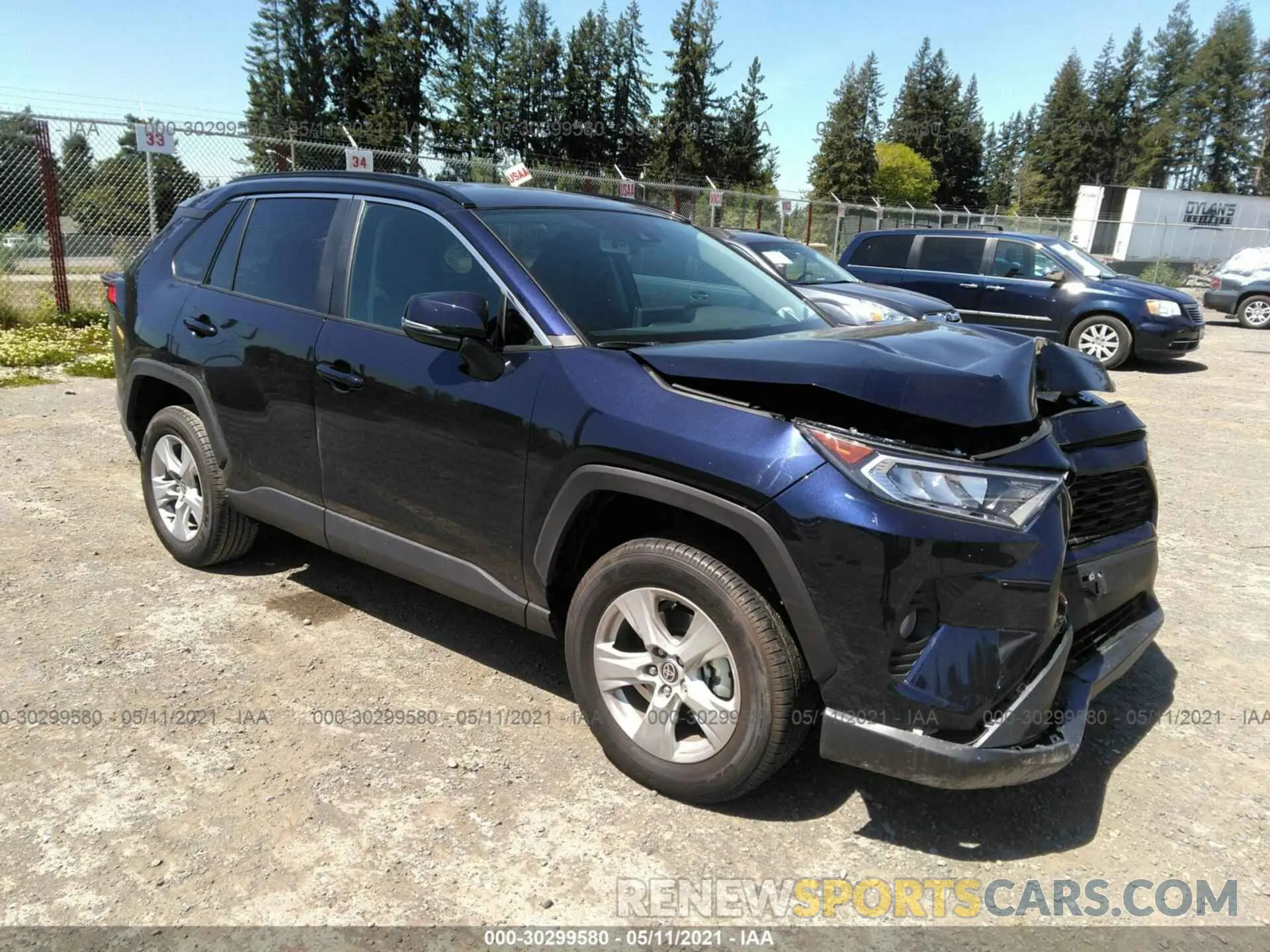 1 Photograph of a damaged car 2T3P1RFV9MW178977 TOYOTA RAV4 2021