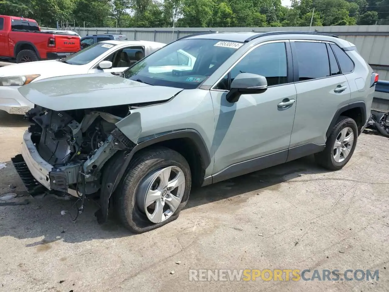 1 Photograph of a damaged car 2T3P1RFV9MW214148 TOYOTA RAV4 2021