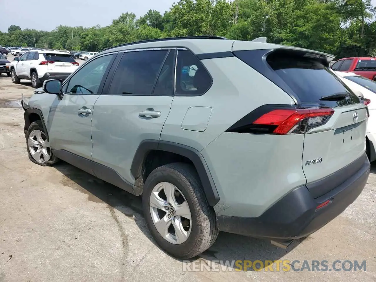 2 Photograph of a damaged car 2T3P1RFV9MW214148 TOYOTA RAV4 2021