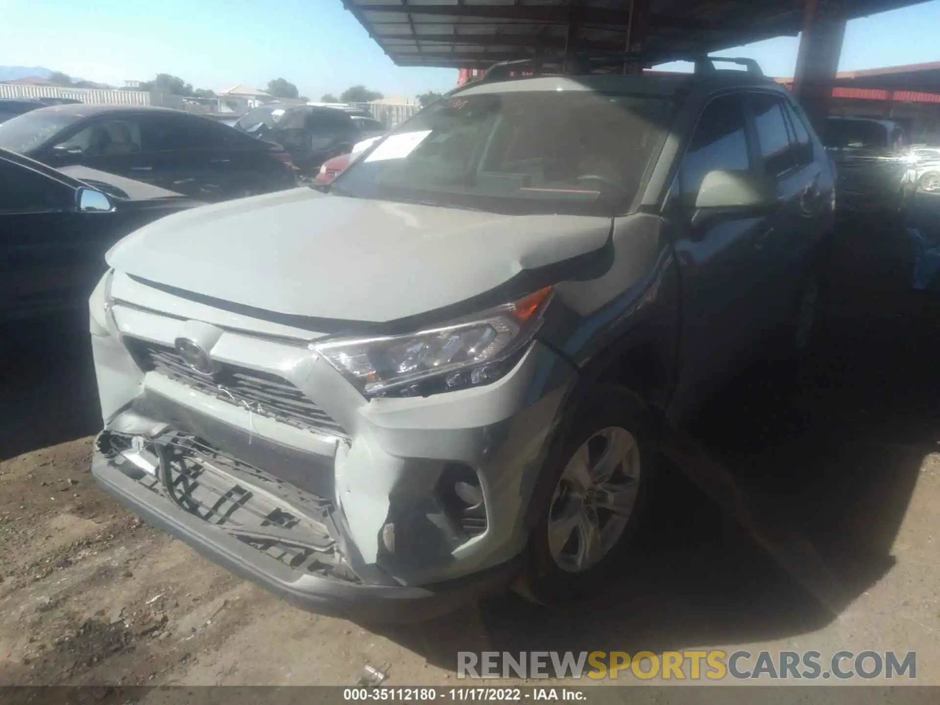 2 Photograph of a damaged car 2T3P1RFV9MW246372 TOYOTA RAV4 2021