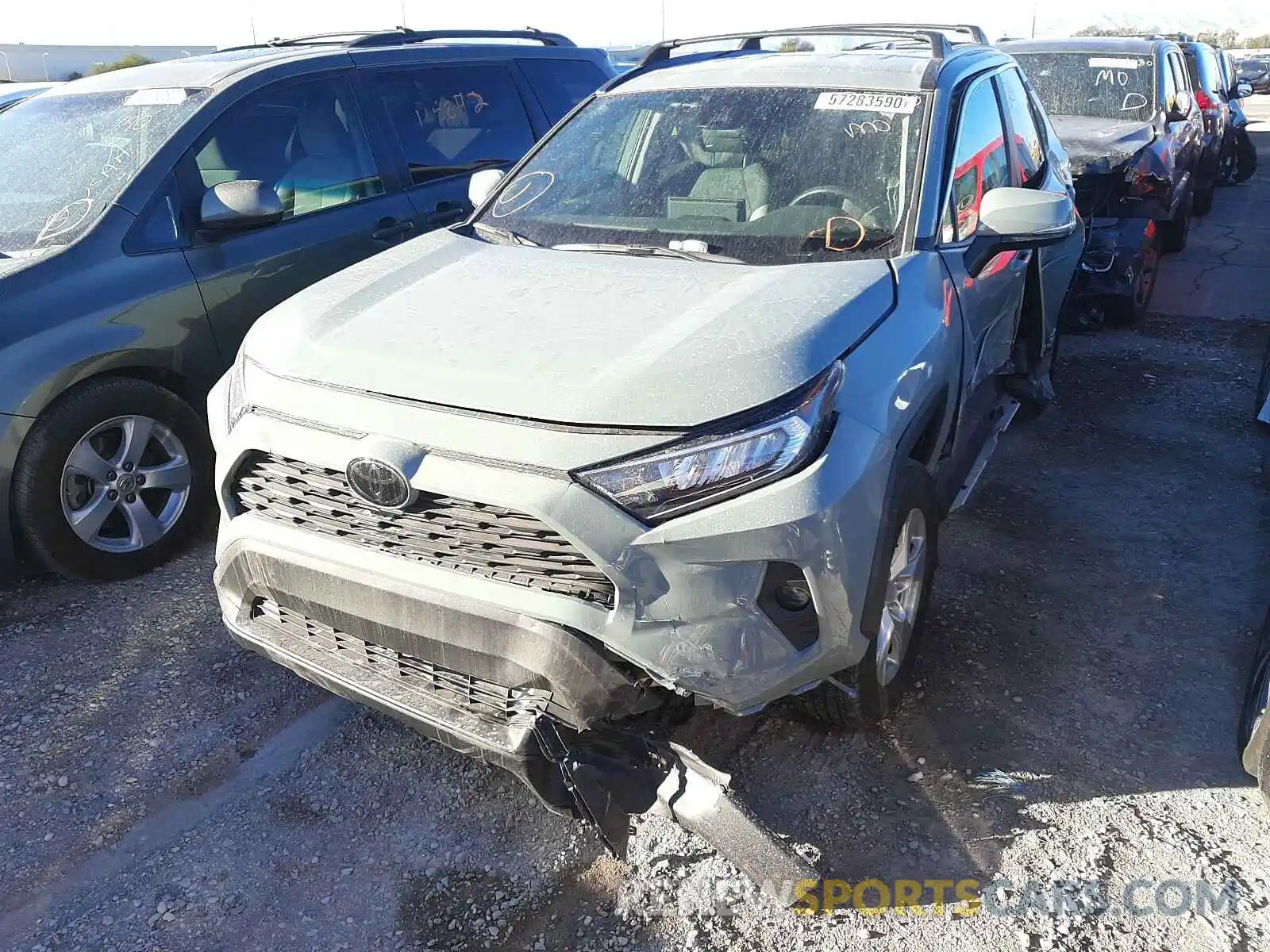 2 Photograph of a damaged car 2T3P1RFVXMC150557 TOYOTA RAV4 2021