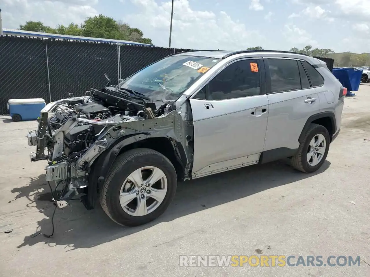 1 Photograph of a damaged car 2T3P1RFVXMC154396 TOYOTA RAV4 2021