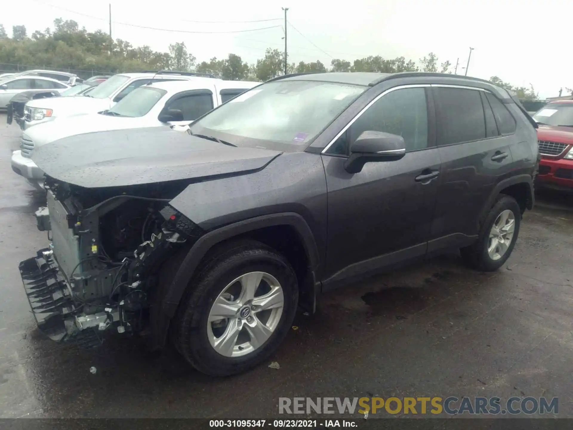 2 Photograph of a damaged car 2T3P1RFVXMC160845 TOYOTA RAV4 2021