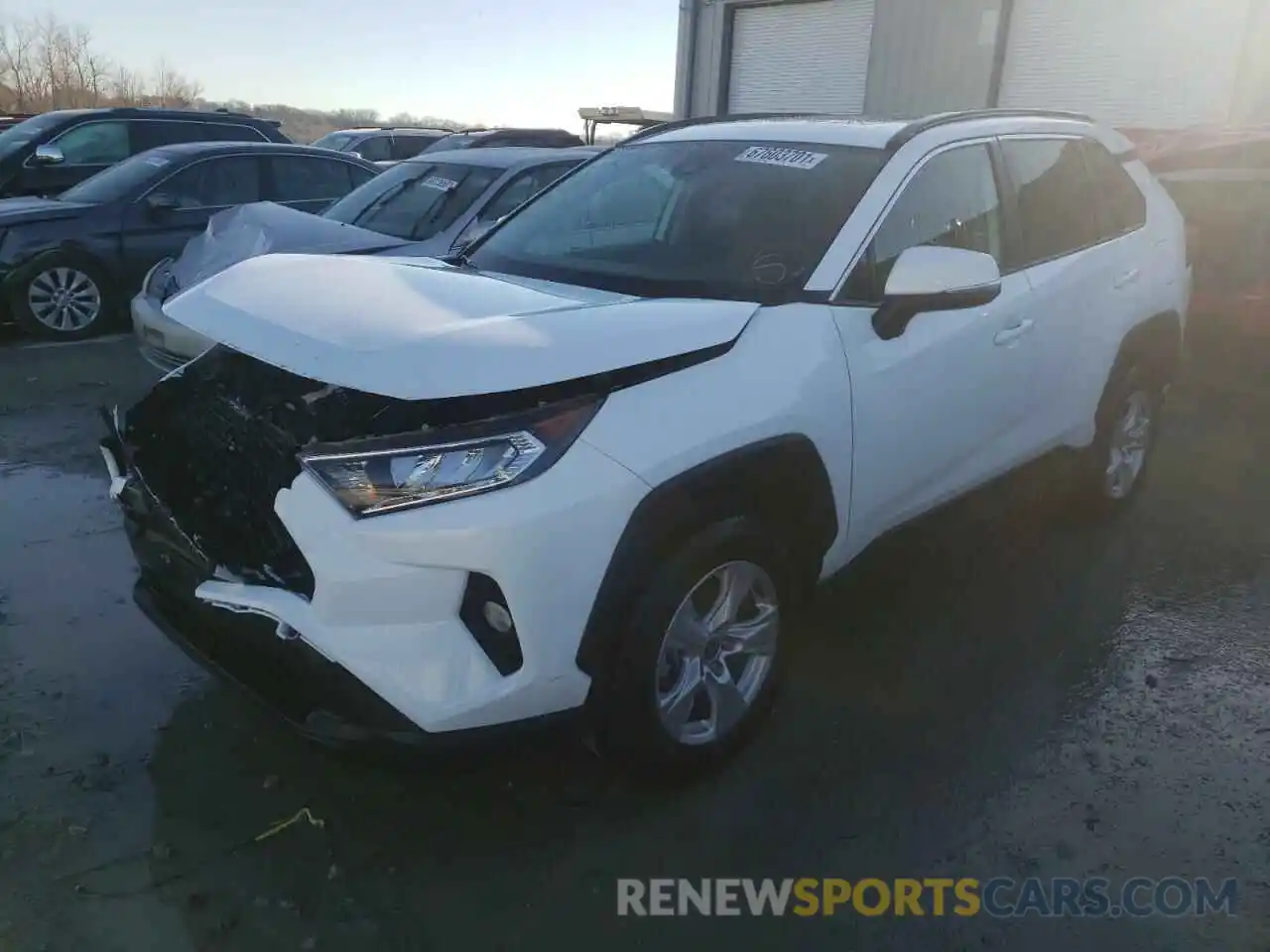 2 Photograph of a damaged car 2T3P1RFVXMC190749 TOYOTA RAV4 2021