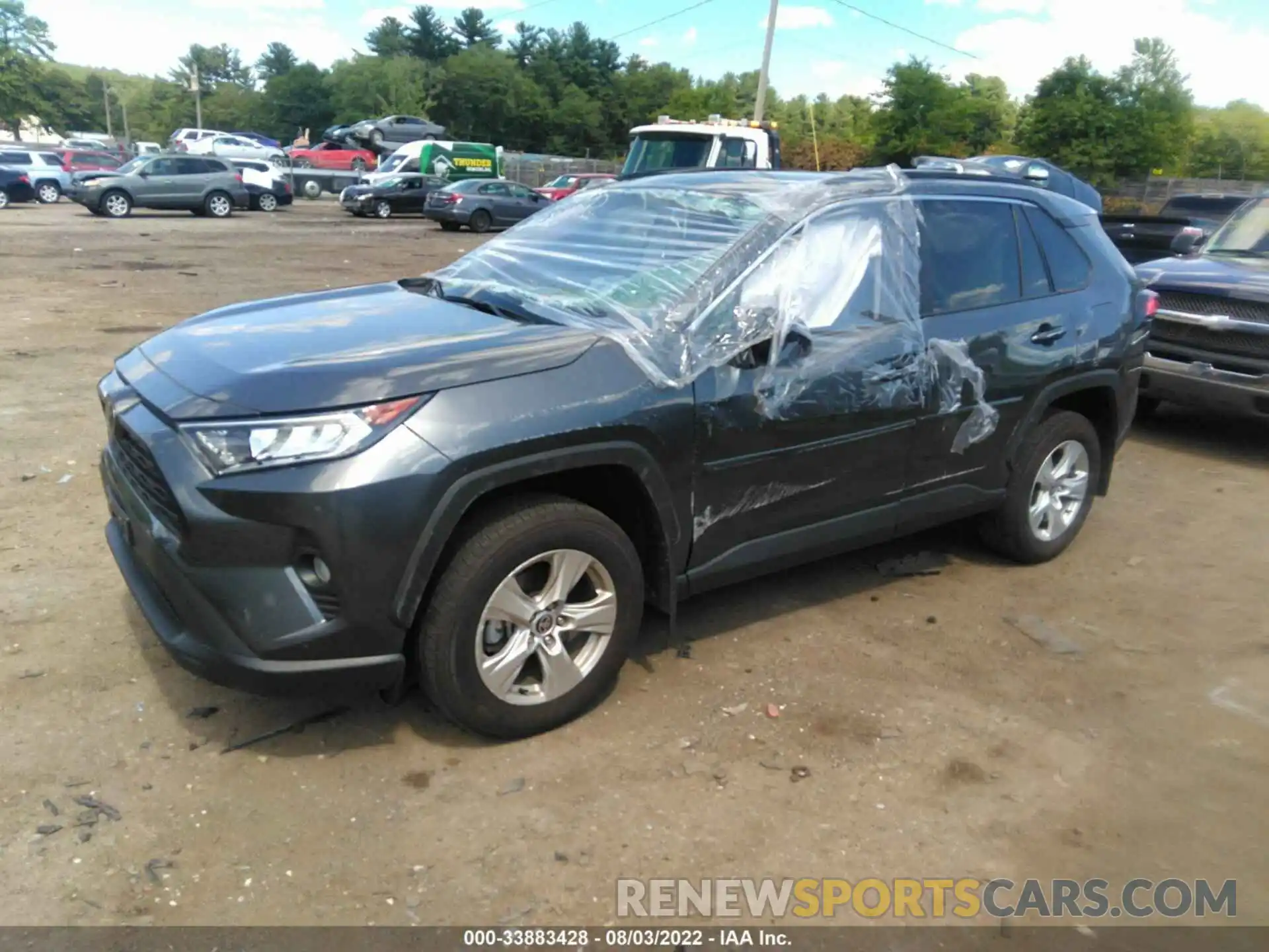 2 Photograph of a damaged car 2T3P1RFVXMC194767 TOYOTA RAV4 2021