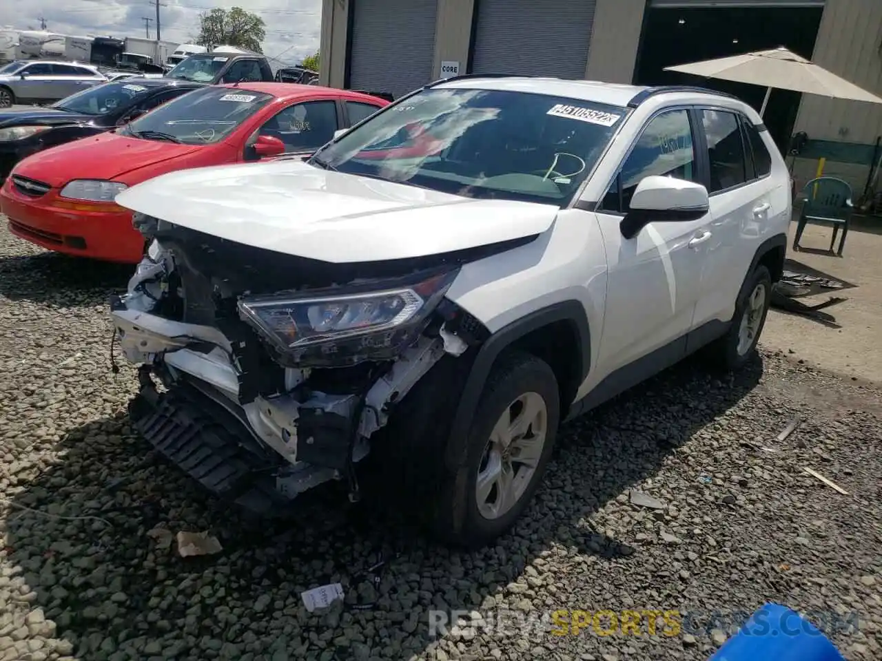 2 Photograph of a damaged car 2T3P1RFVXMC198883 TOYOTA RAV4 2021