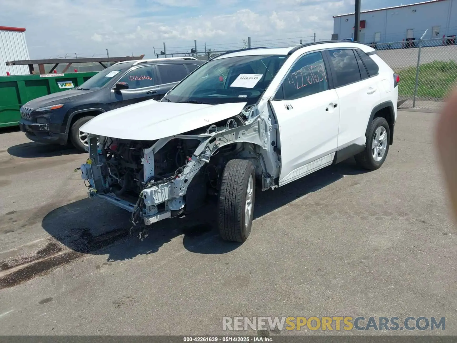 2 Photograph of a damaged car 2T3P1RFVXMC202835 TOYOTA RAV4 2021