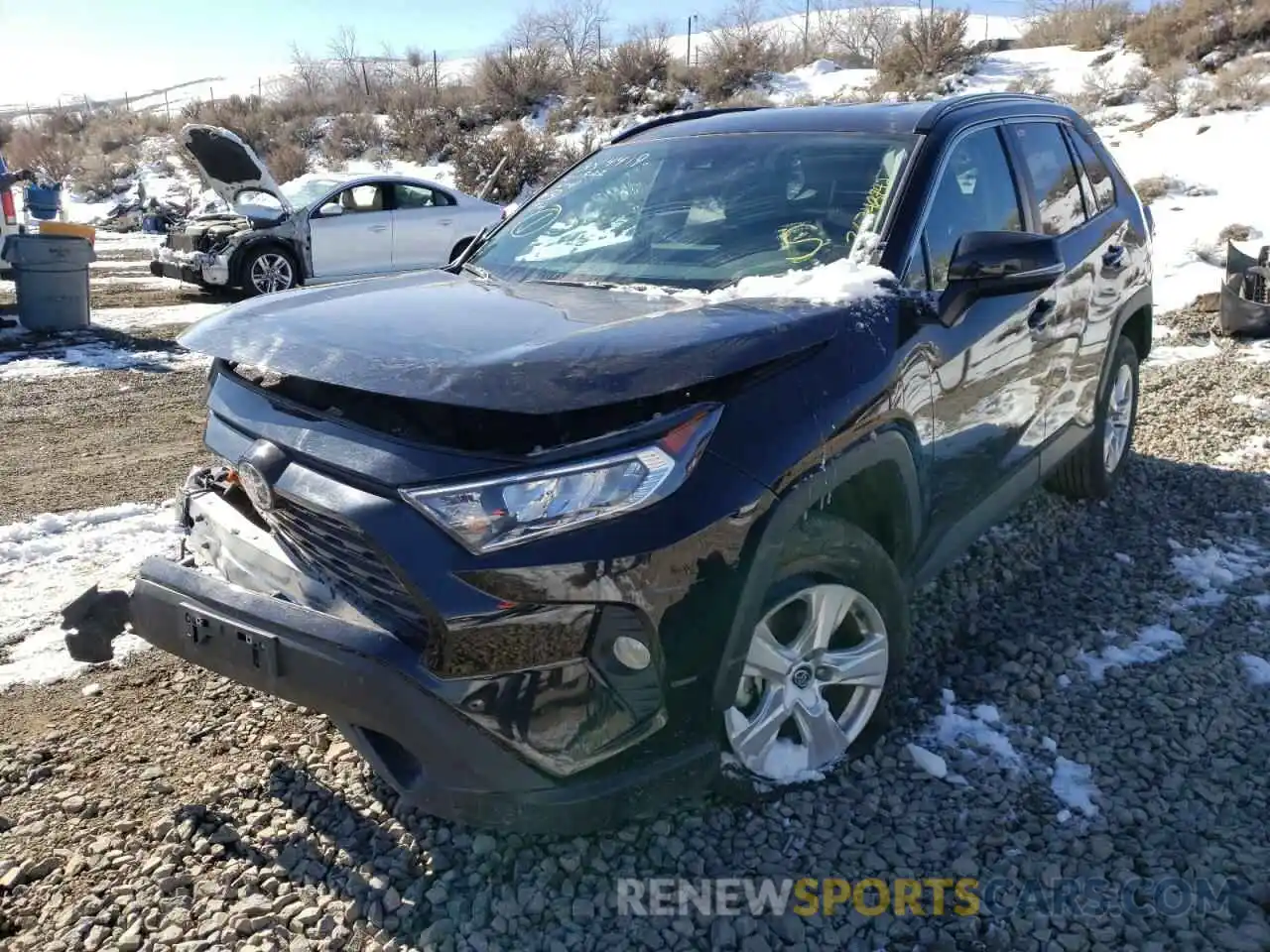 2 Photograph of a damaged car 2T3P1RFVXMW162609 TOYOTA RAV4 2021