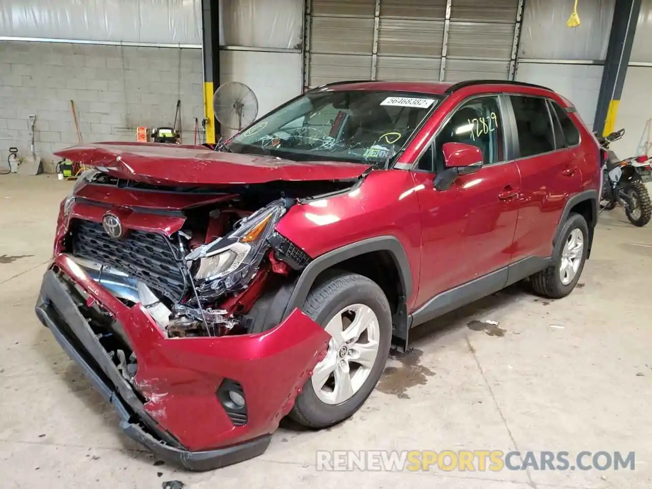 2 Photograph of a damaged car 2T3P1RFVXMW169835 TOYOTA RAV4 2021