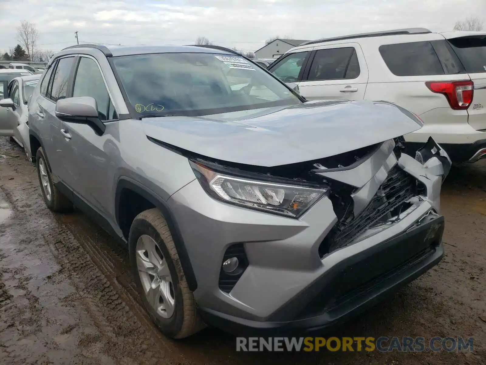 1 Photograph of a damaged car 2T3P1RFVXMW177126 TOYOTA RAV4 2021