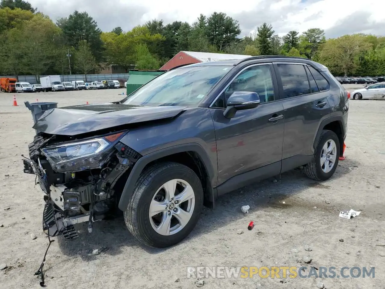 1 Photograph of a damaged car 2T3P1RFVXMW181712 TOYOTA RAV4 2021